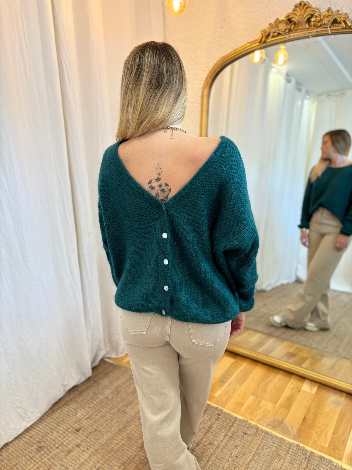 57 - Gilet LOU - Vert bouteille 🧡