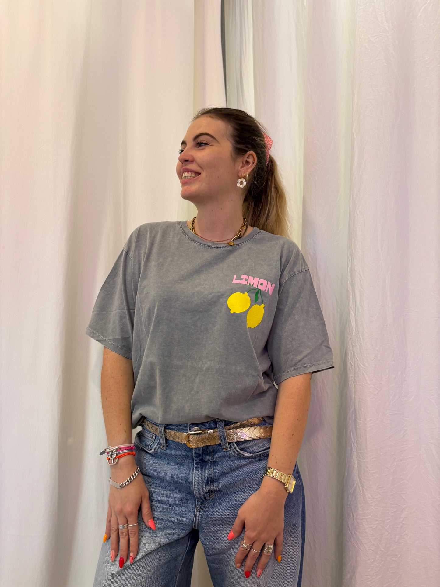 T-shirt LIMON Gris