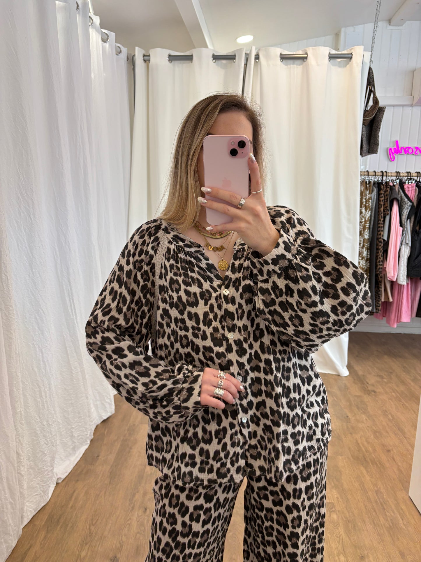 Blouse LYA Léopard Beige