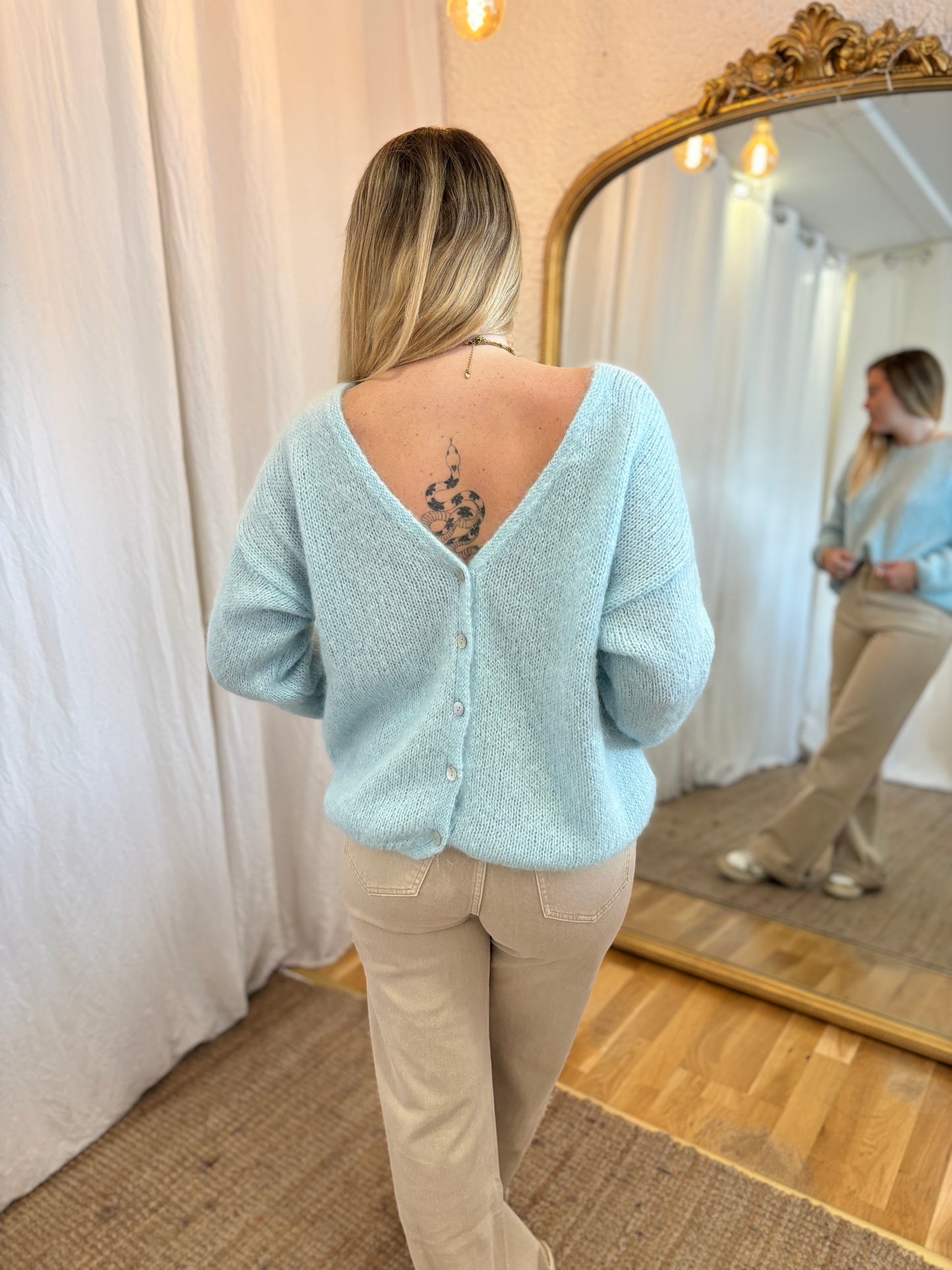 1 - Gilet LOU - Bleu ciel 🧡