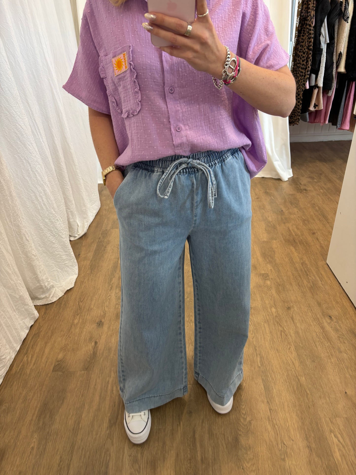 Jean VANILLE Bleu clair