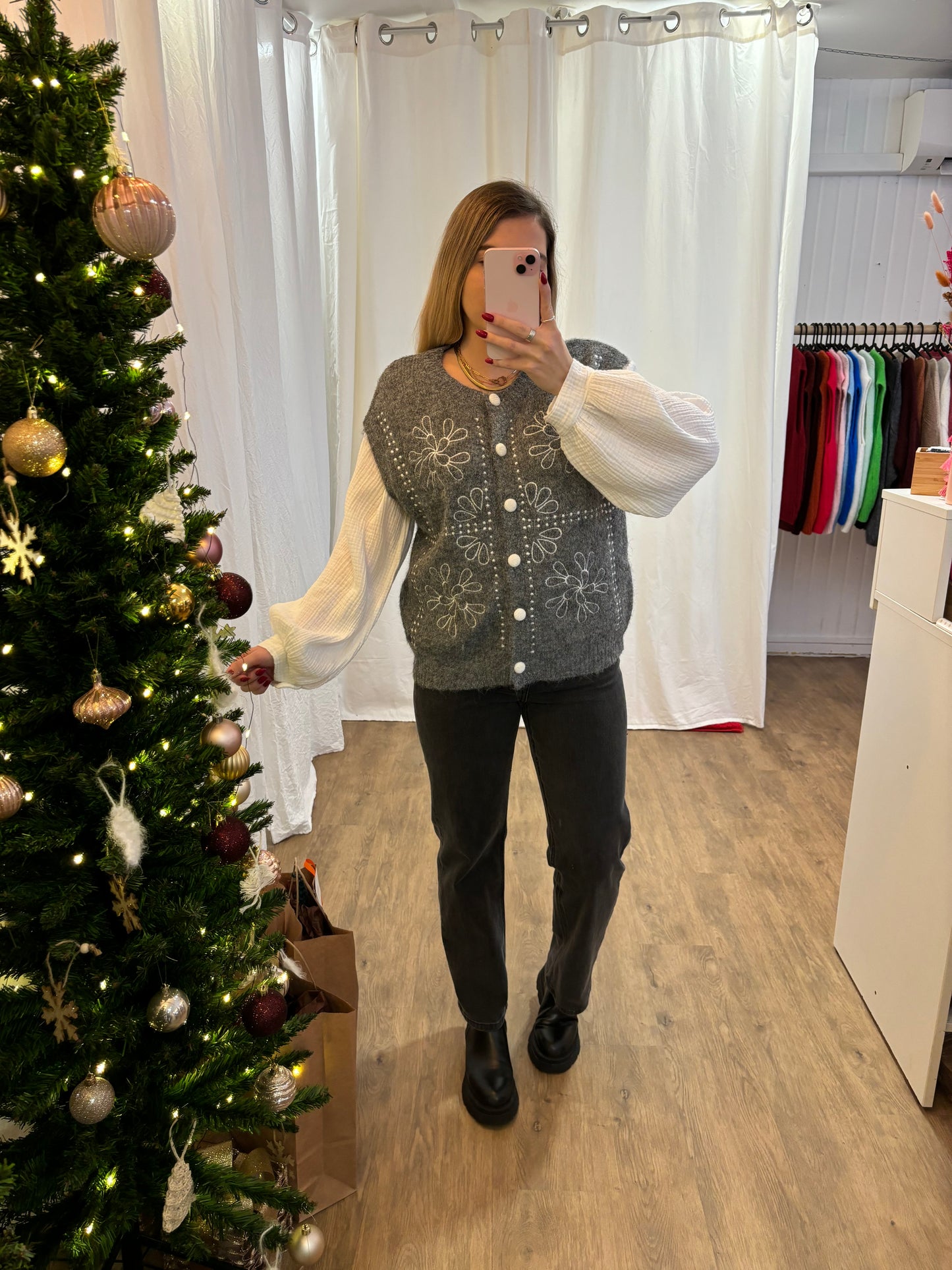 Gilet ALBA sans manches Gris