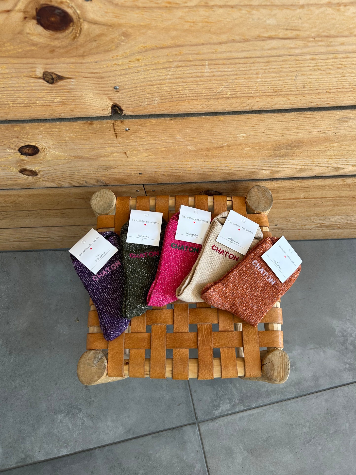 Chaussettes CHATON montantes