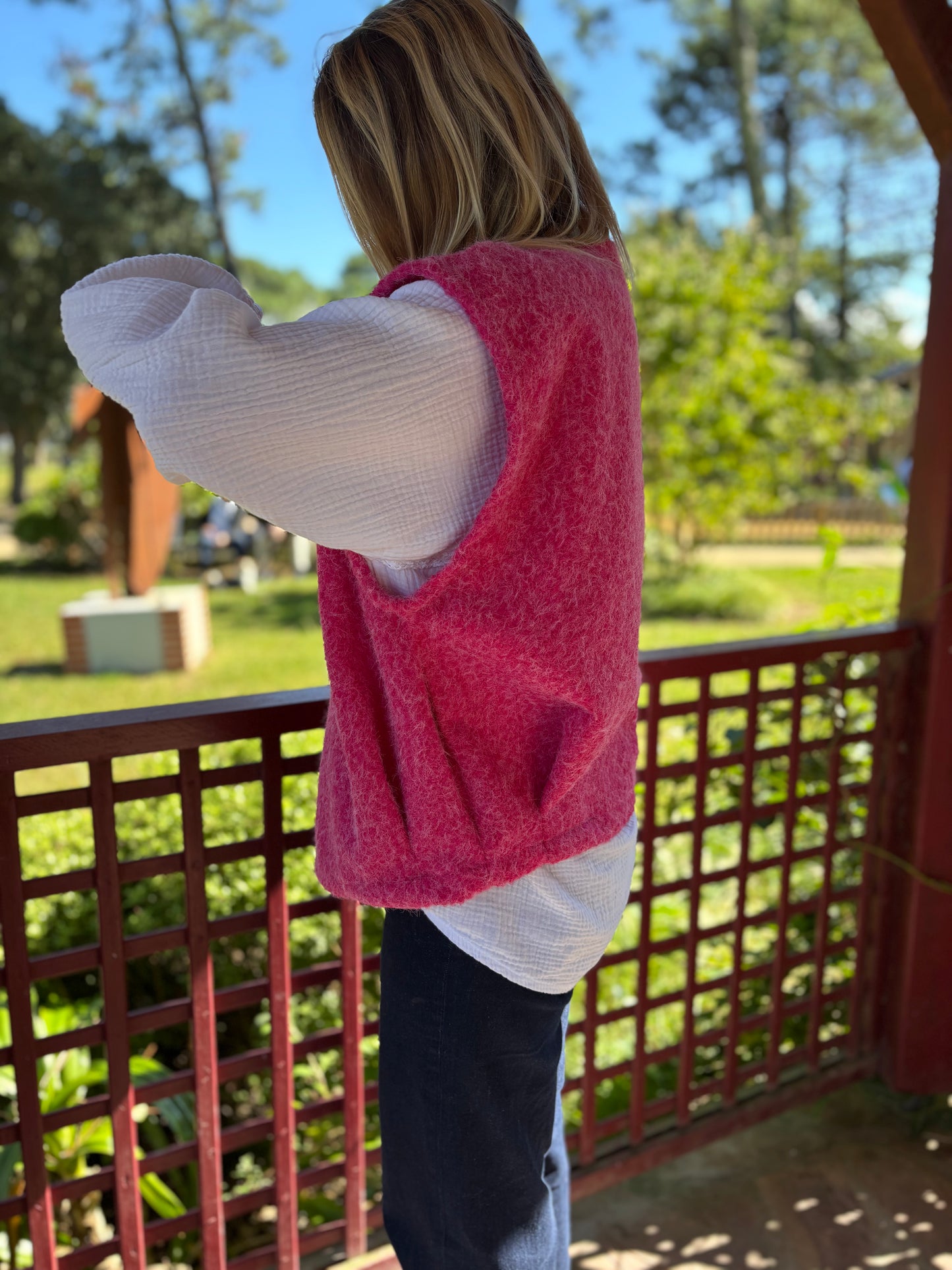 Veste sans manches LILI Rose
