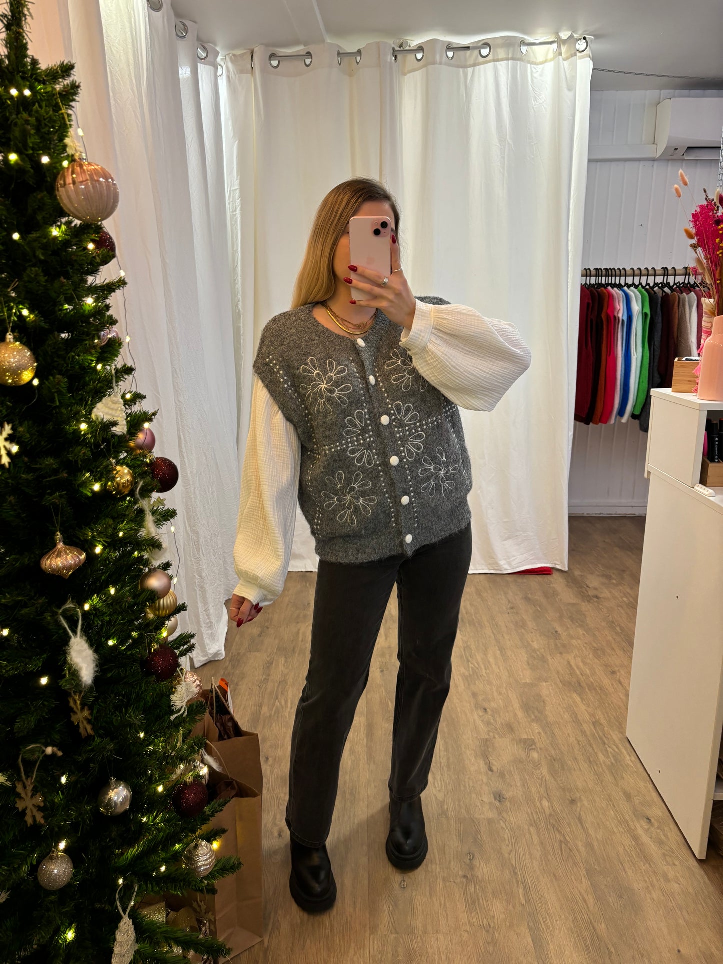 Gilet ALBA sans manches Gris