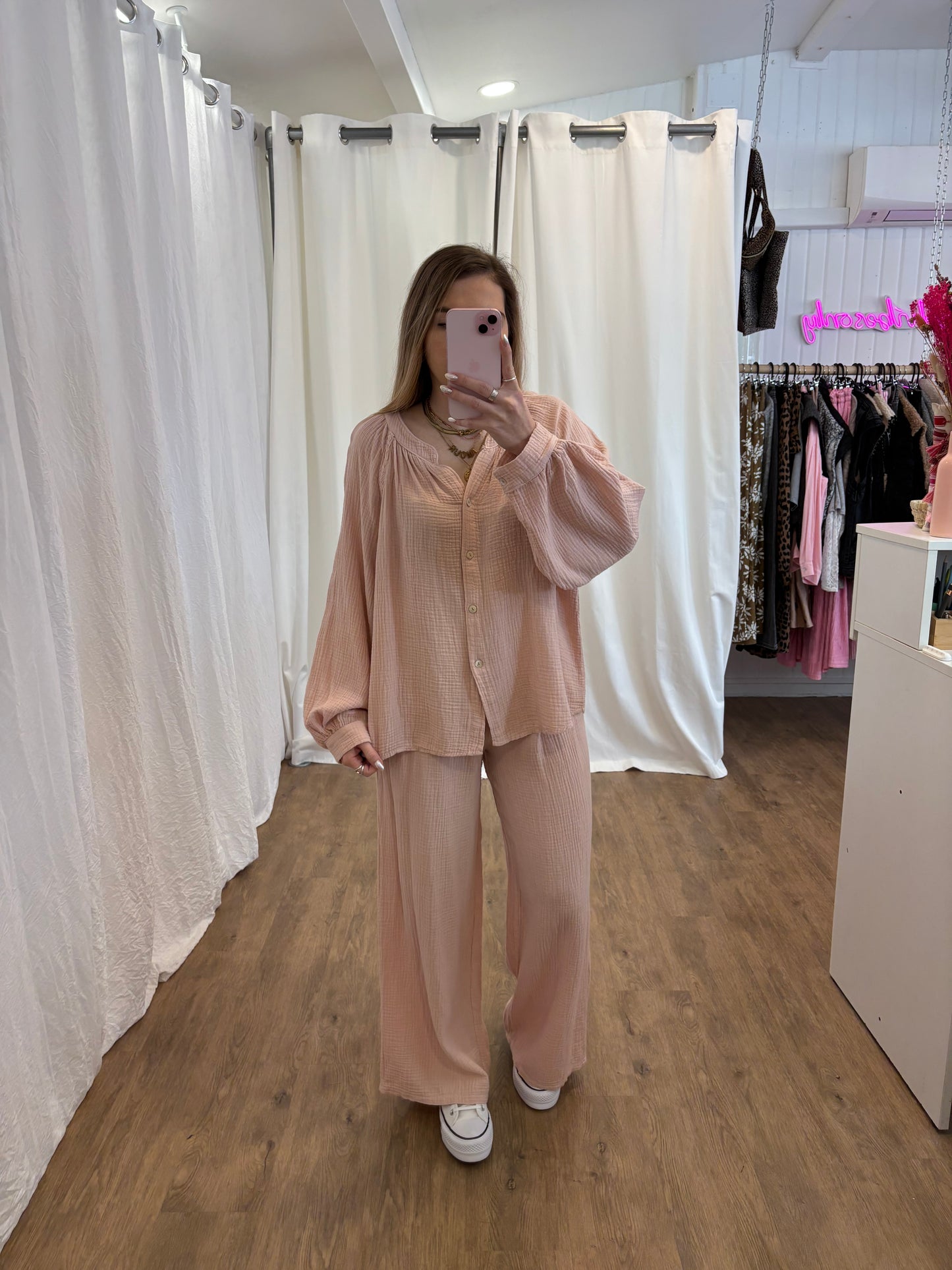 Pantalon LYA Rose clair