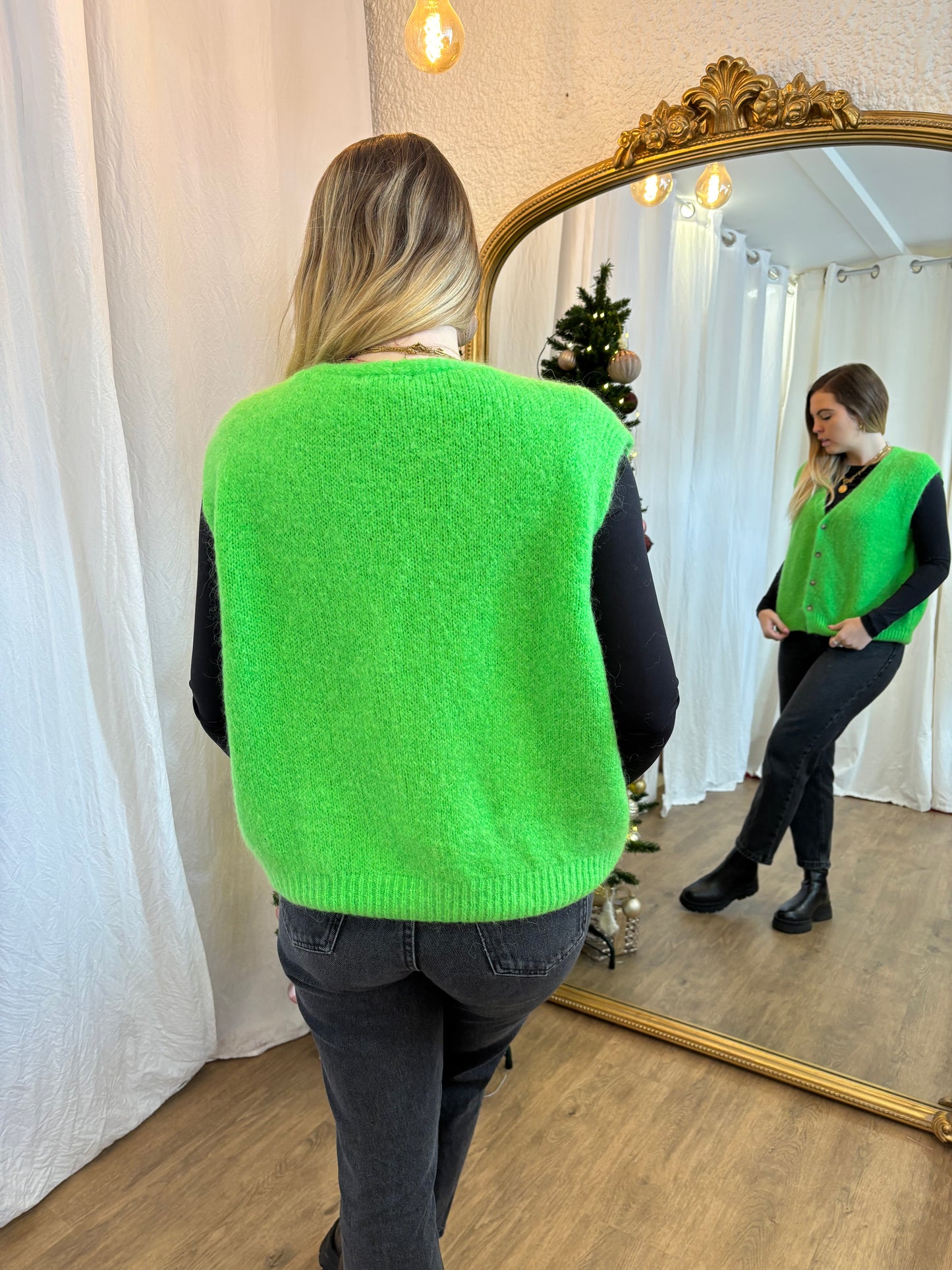 15 - Gilet TOM Vert fluo