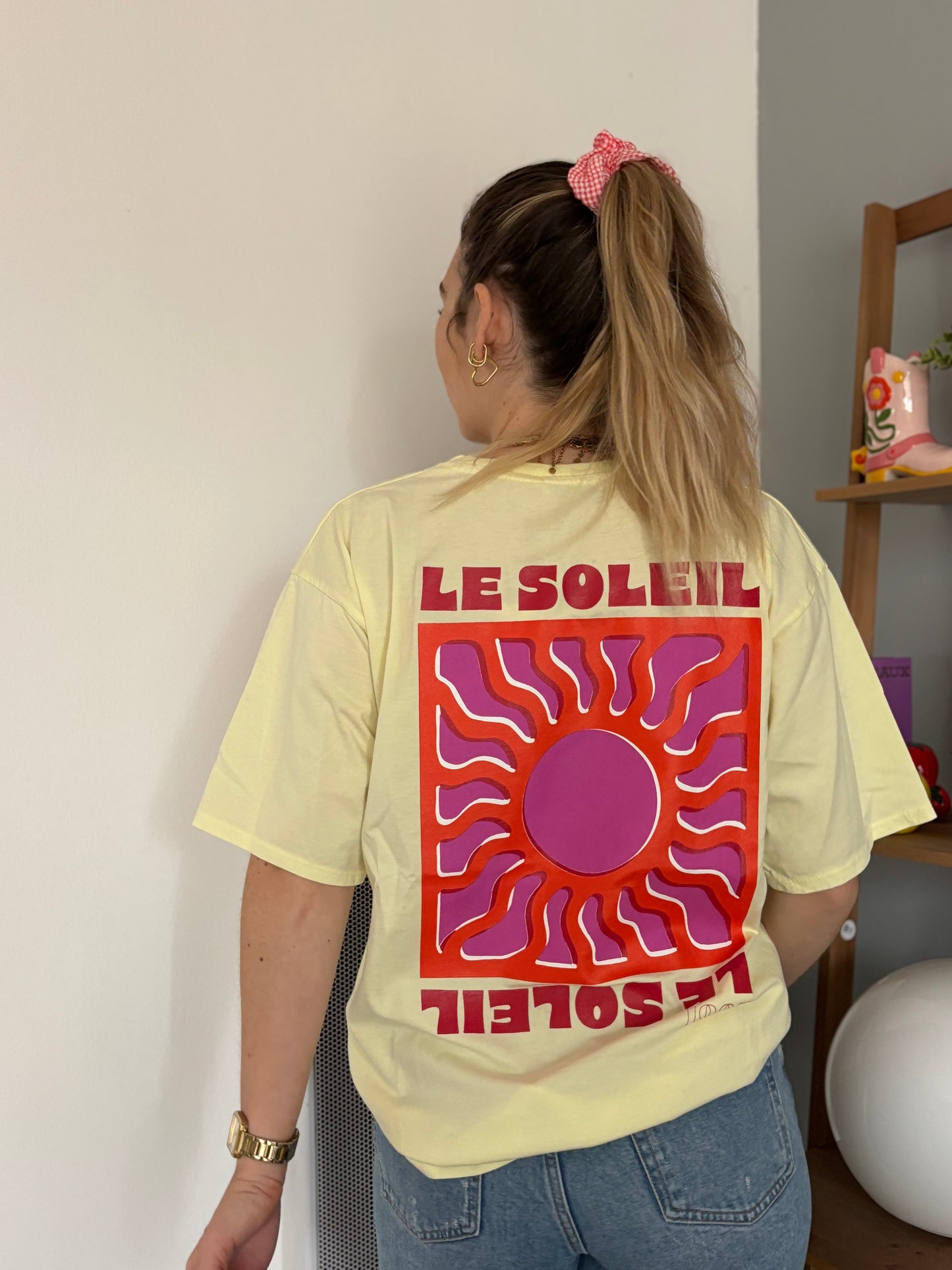 T-shirt SOLEIL Jaune