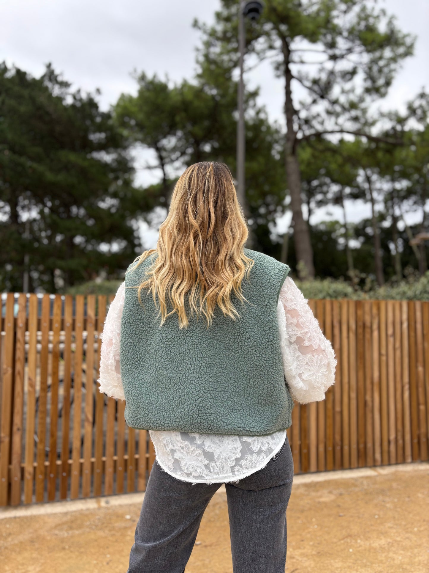Veste sans manches ABY Vert clair