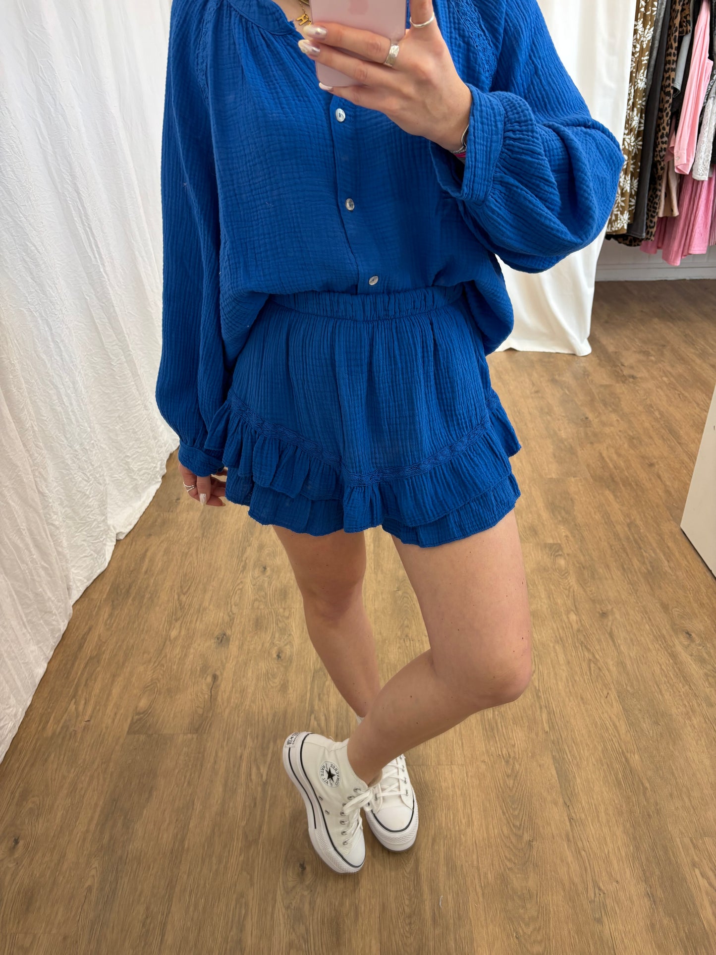 Short LYA Bleu électrique