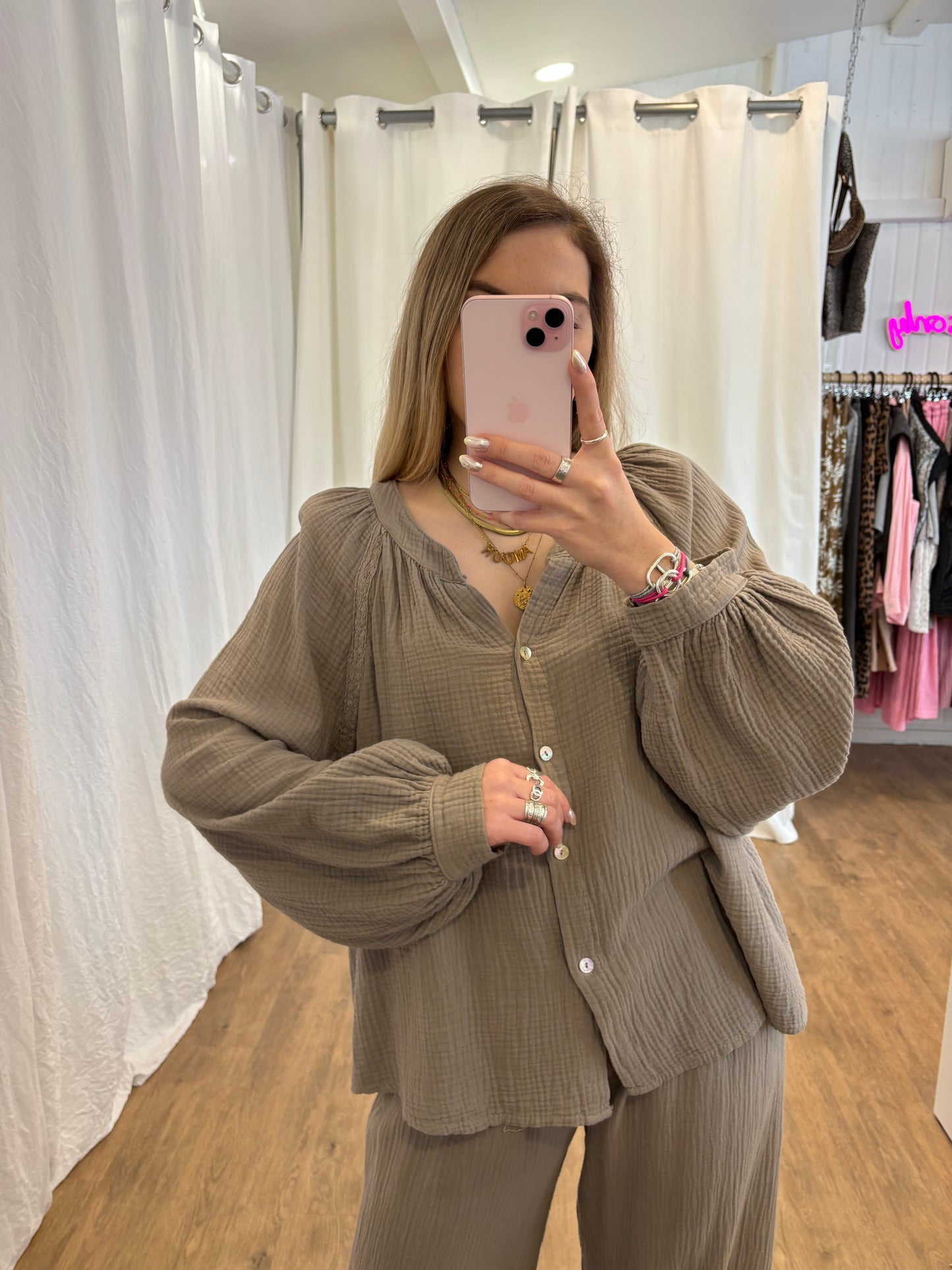 Blouse LYA Taupe