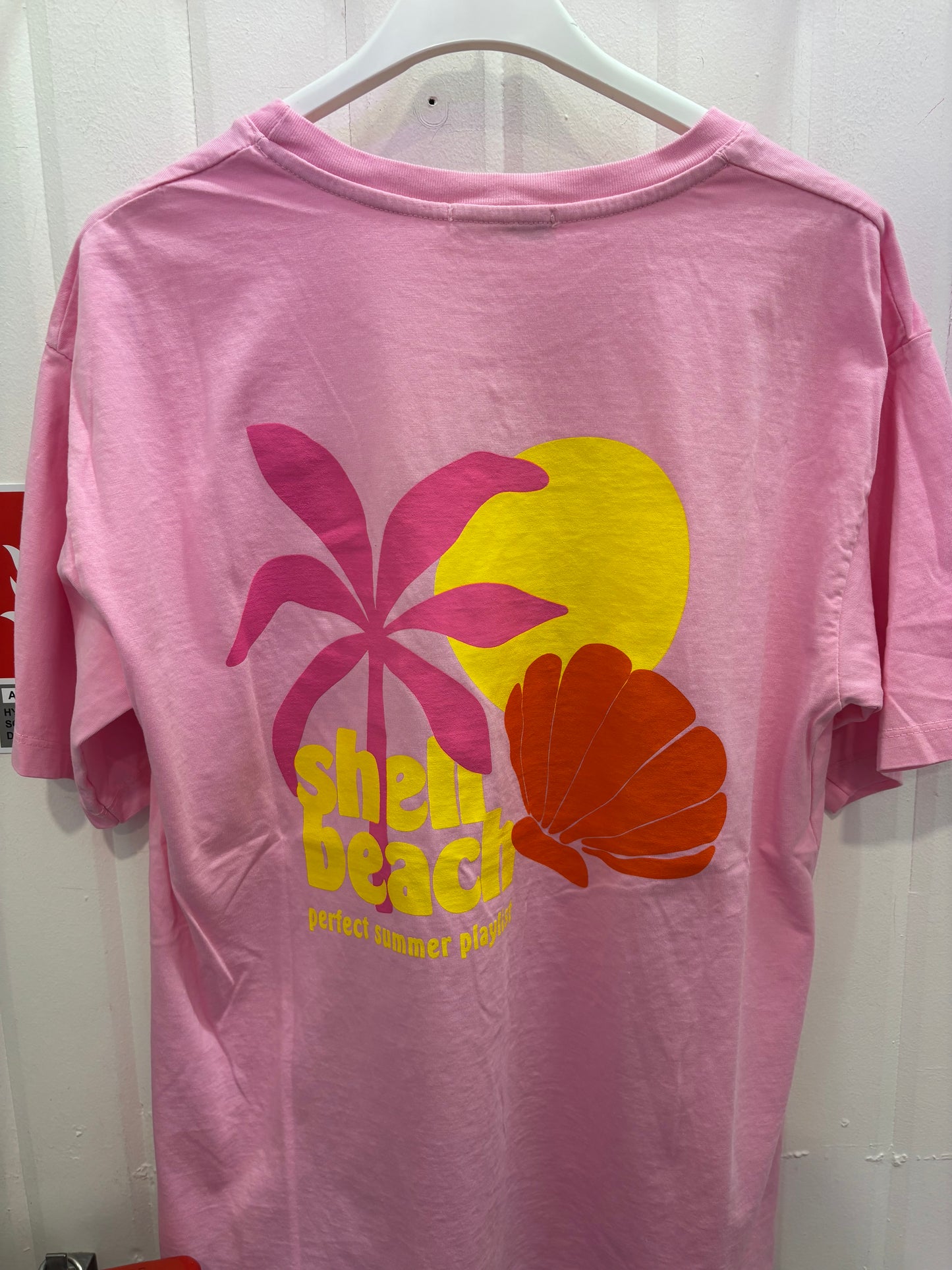T-shirt SHELL BEACH Rose baby