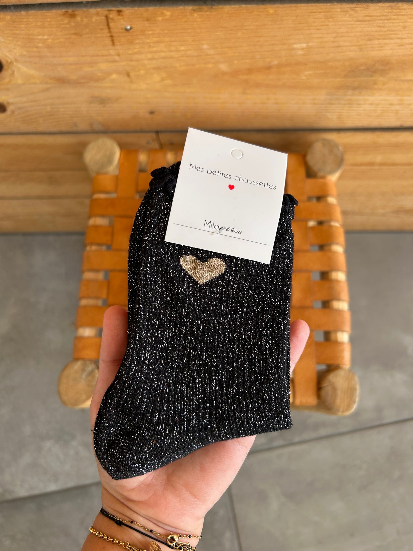 Chaussettes COEUR montantes