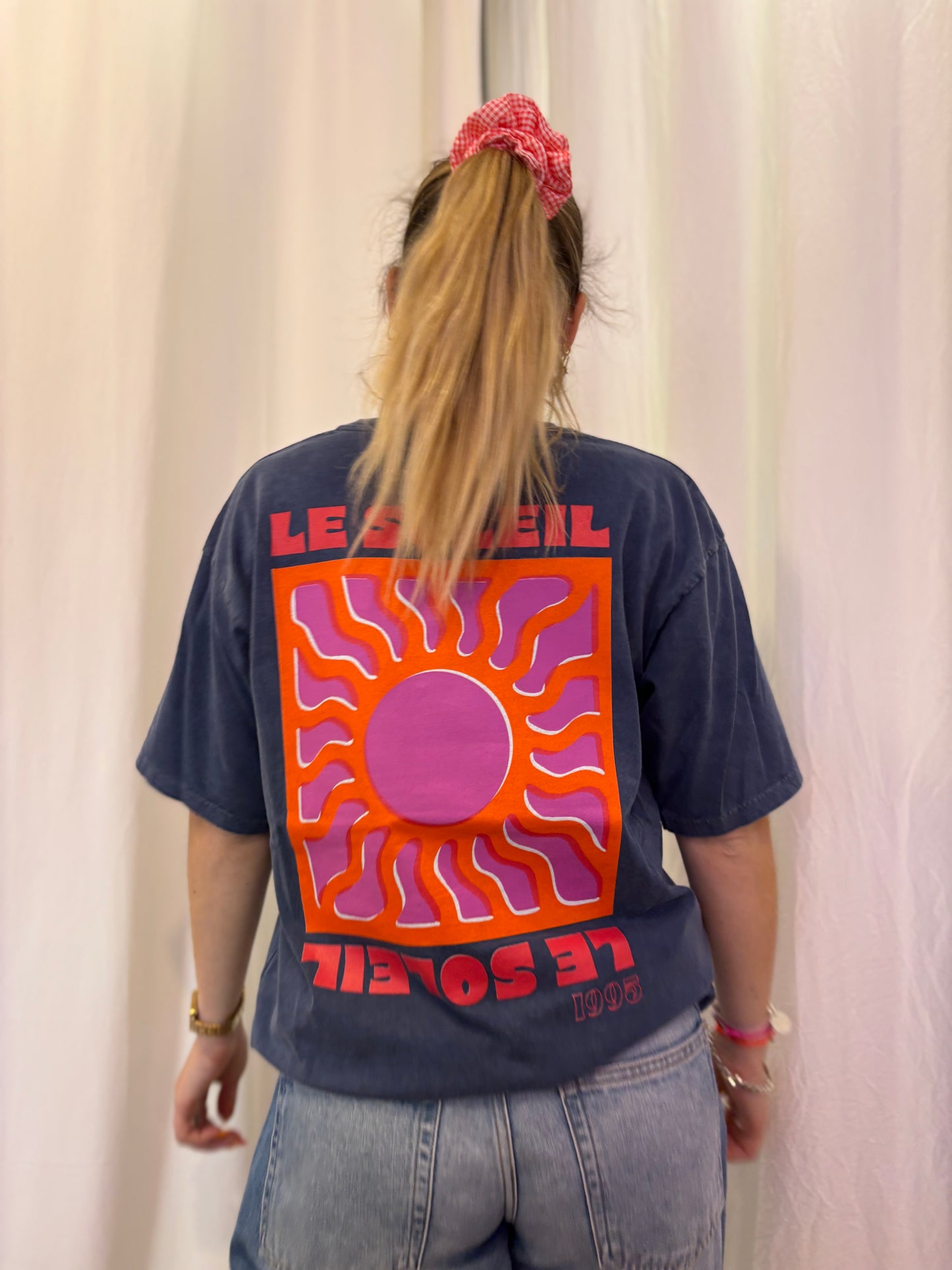 T-shirt SOLEIL Bleu marine