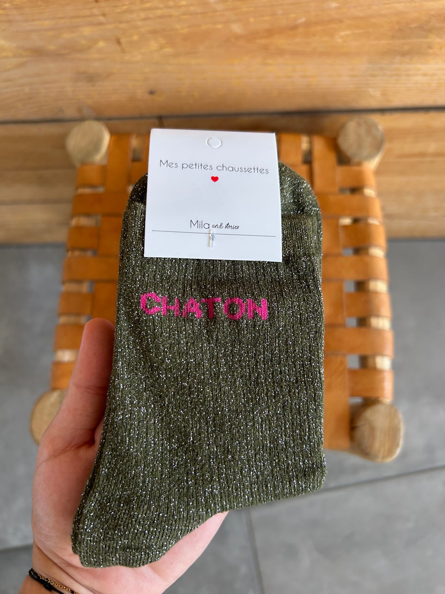 Chaussettes CHATON montantes