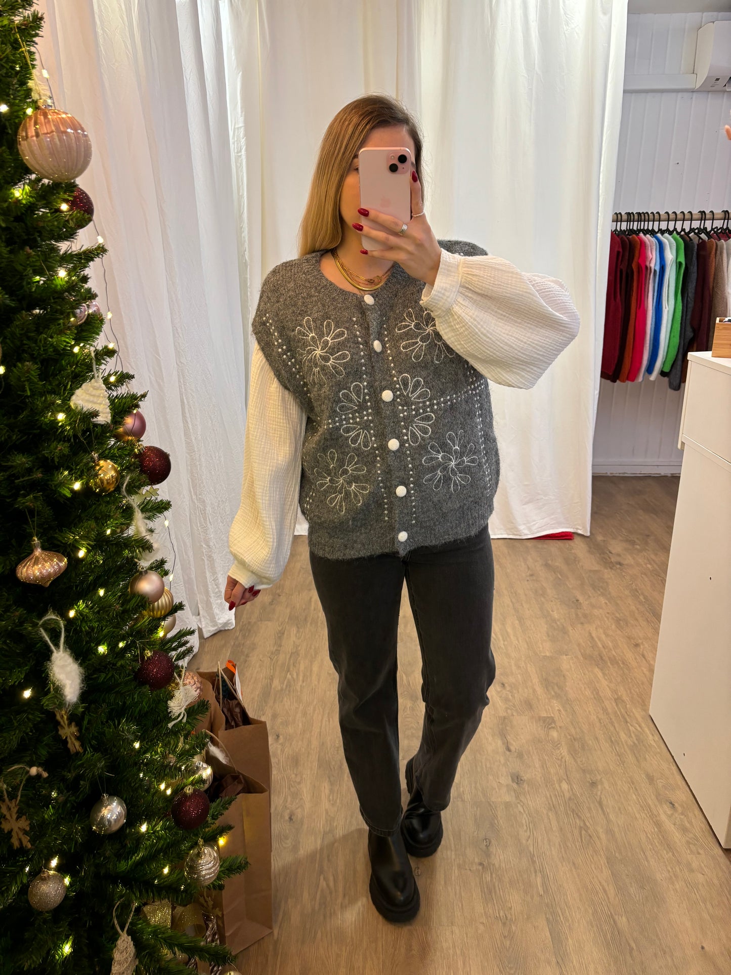 Gilet ALBA sans manches Gris