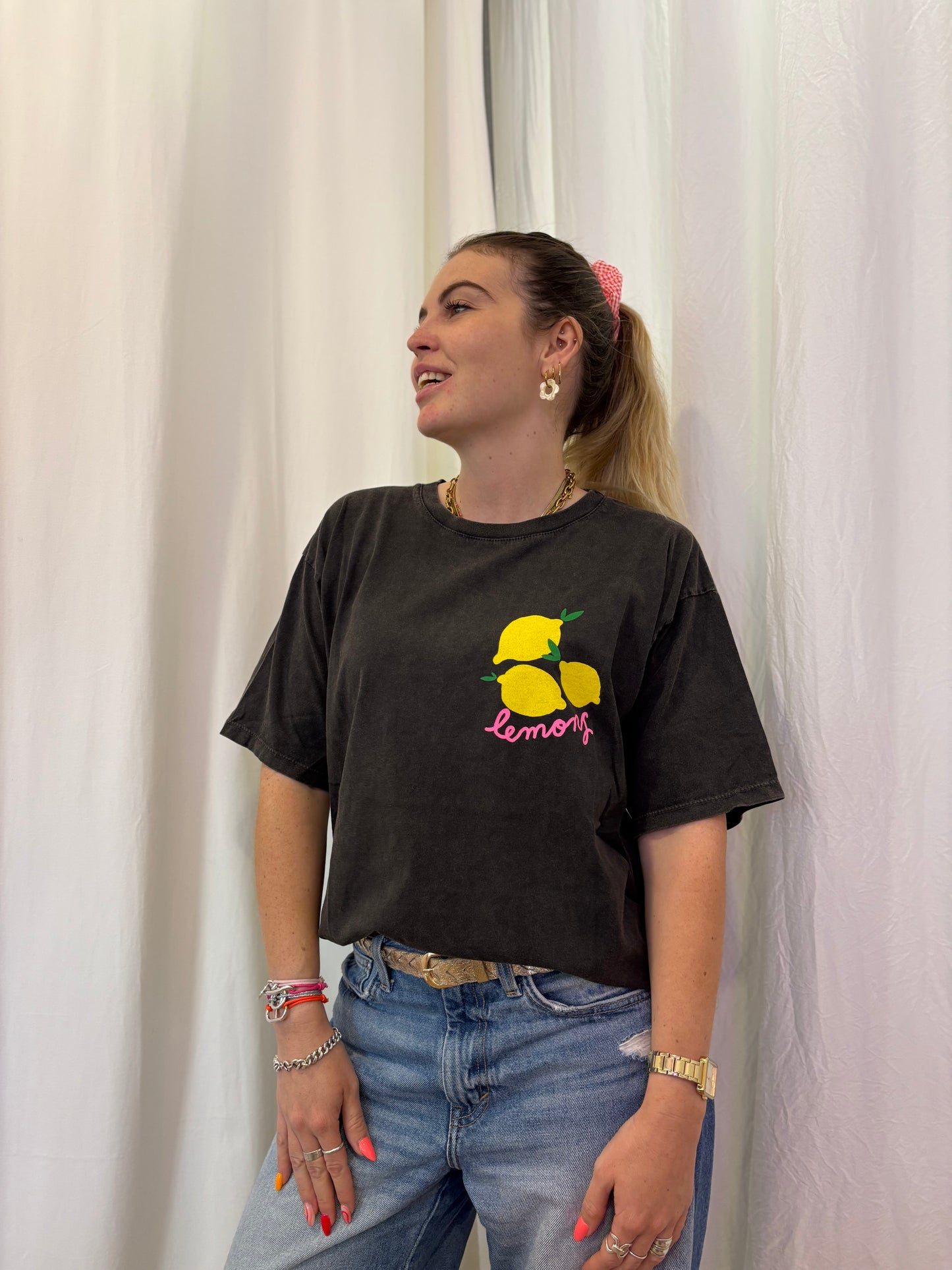 T-shirt LEMONS Noir
