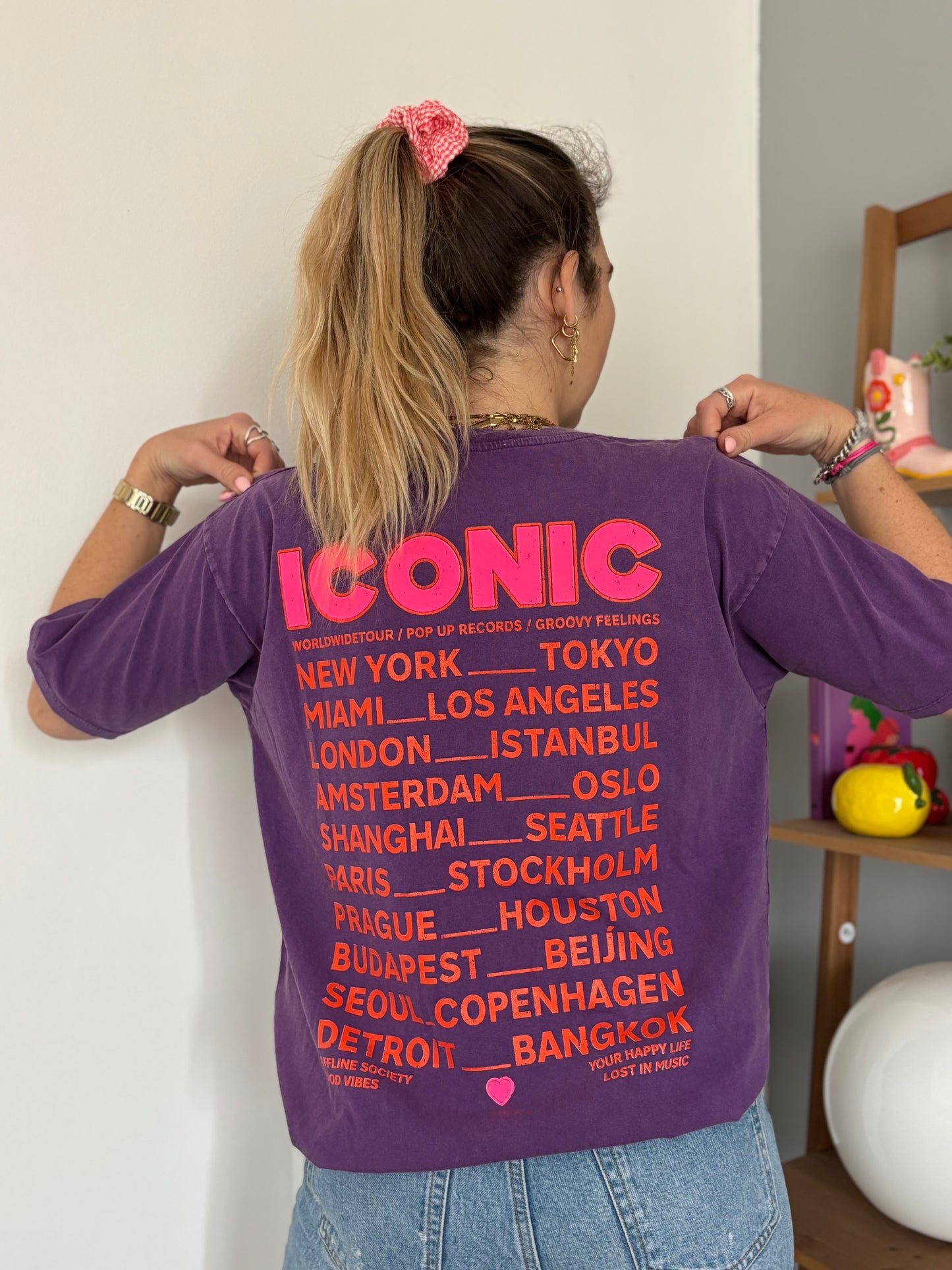 T-shirt ICONIC Violet