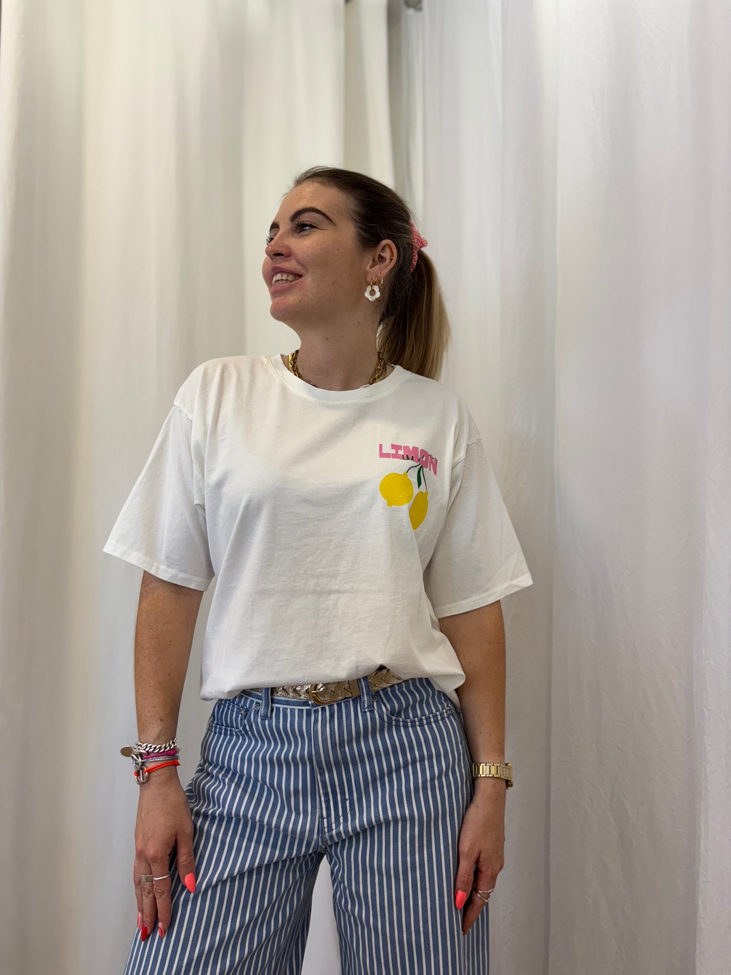 T-shirt LIMON Blanc
