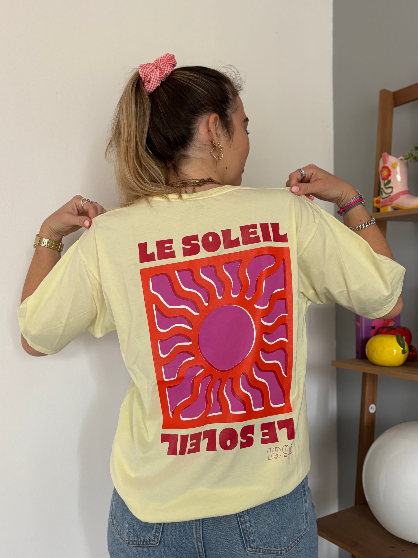 T-shirt SOLEIL Jaune
