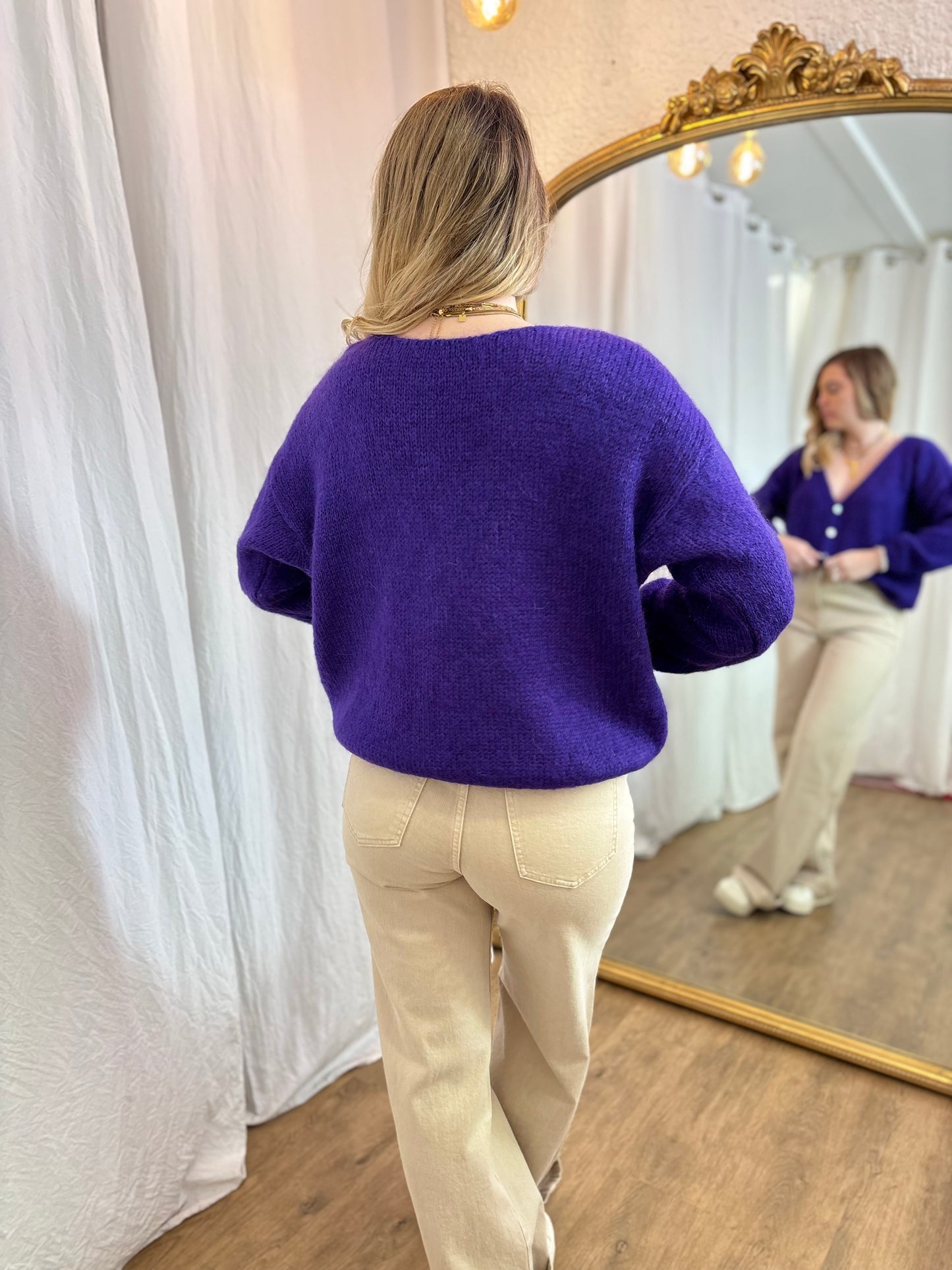 64 - Gilet LOU - Violet 🧡