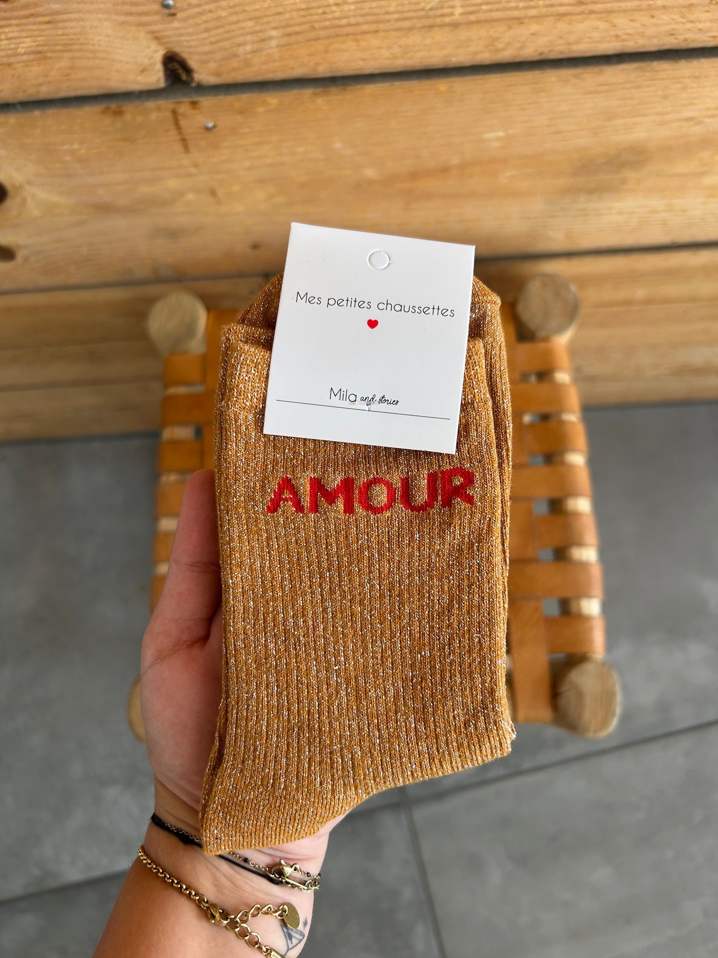Chaussettes AMOUR montante