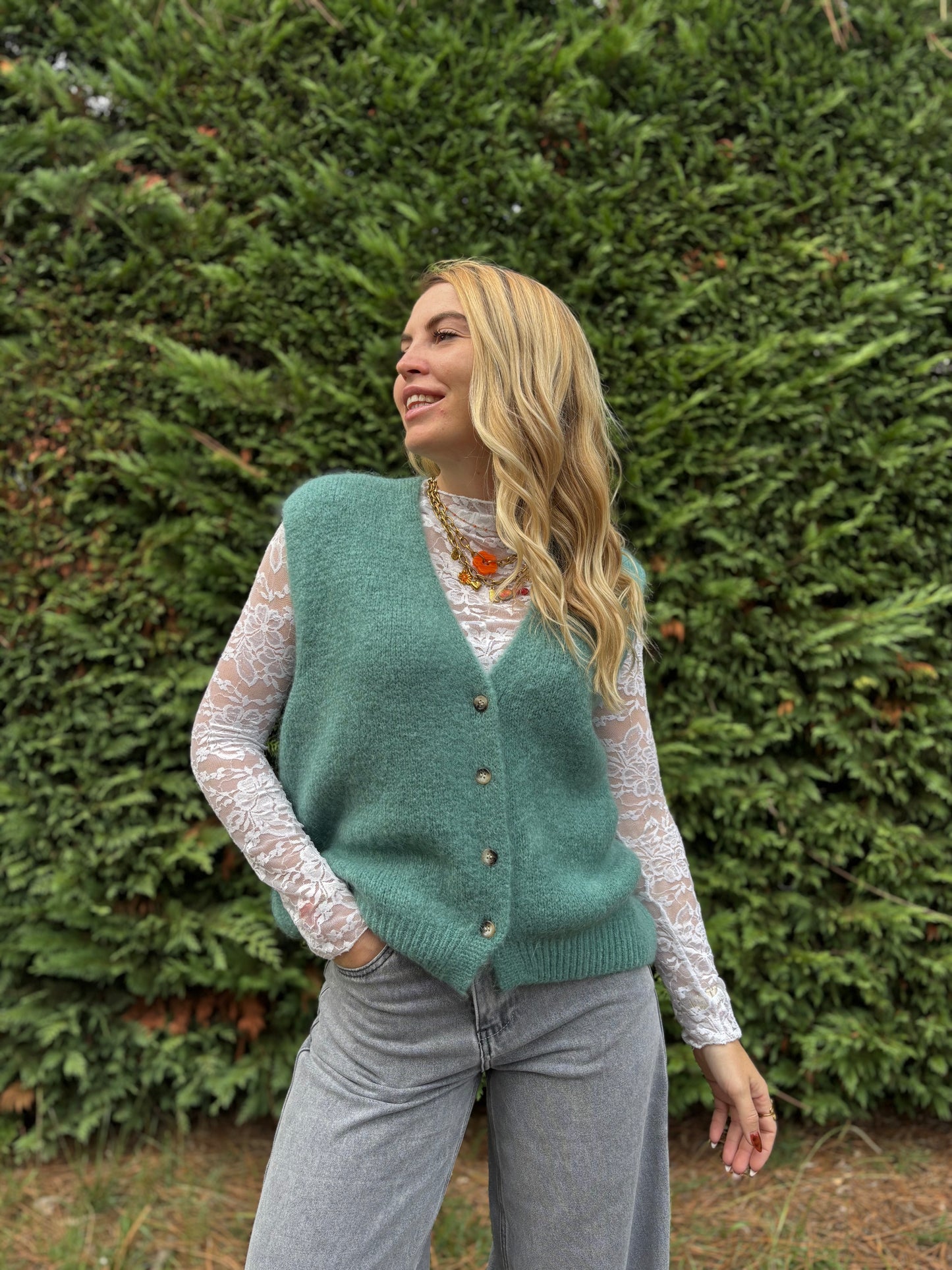 30 - Gilet TOM - Céladon