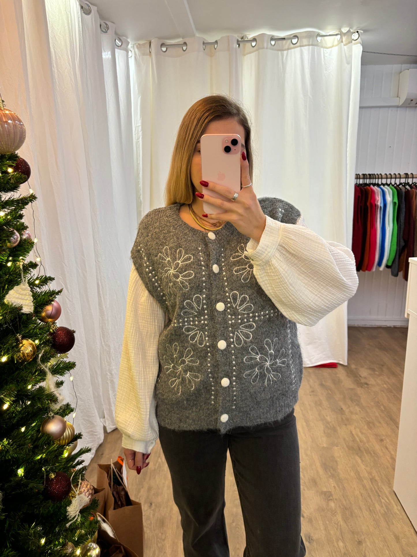 Gilet ALBA sans manches Gris