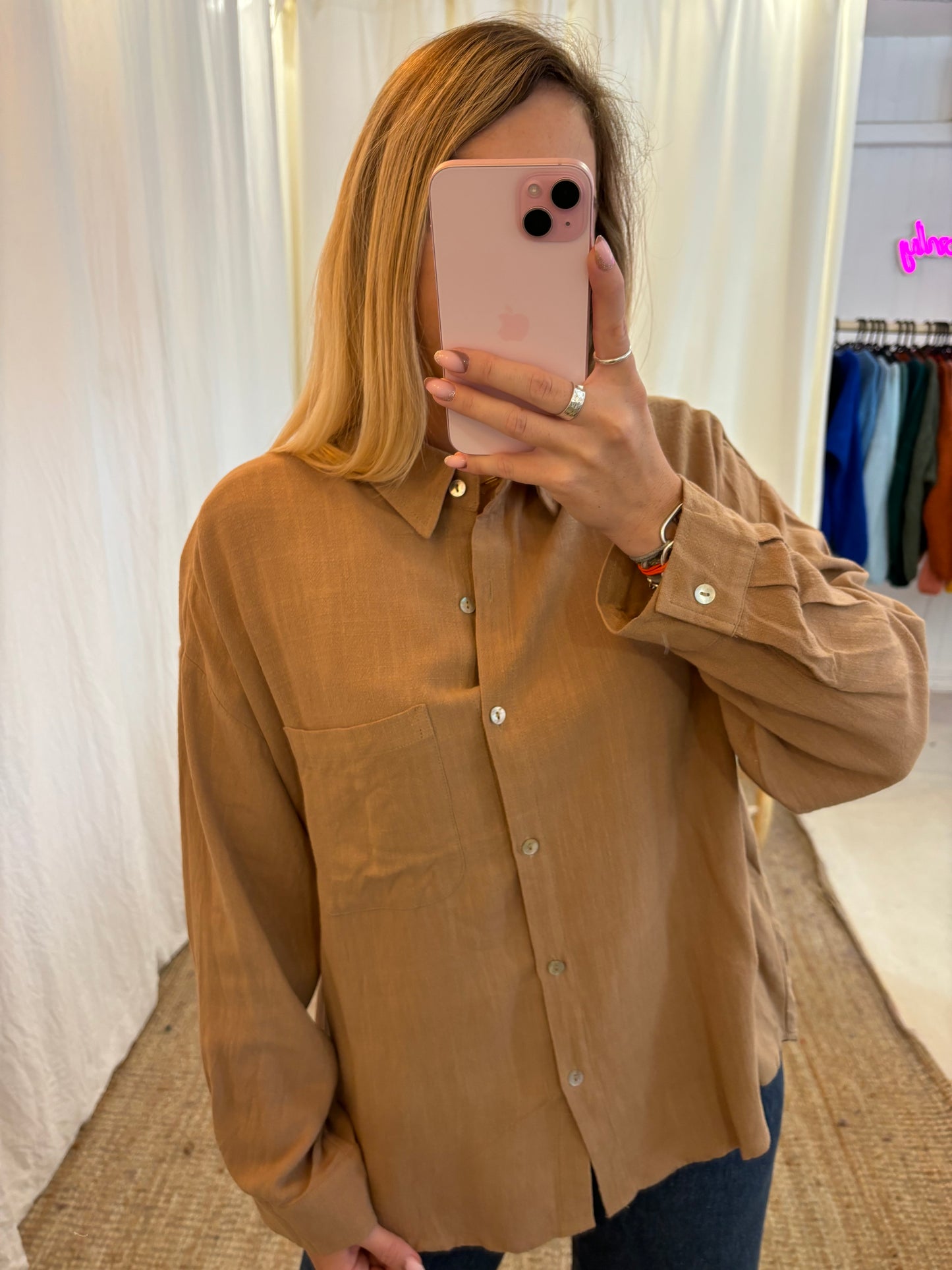 Chemise GABRIELA Camel