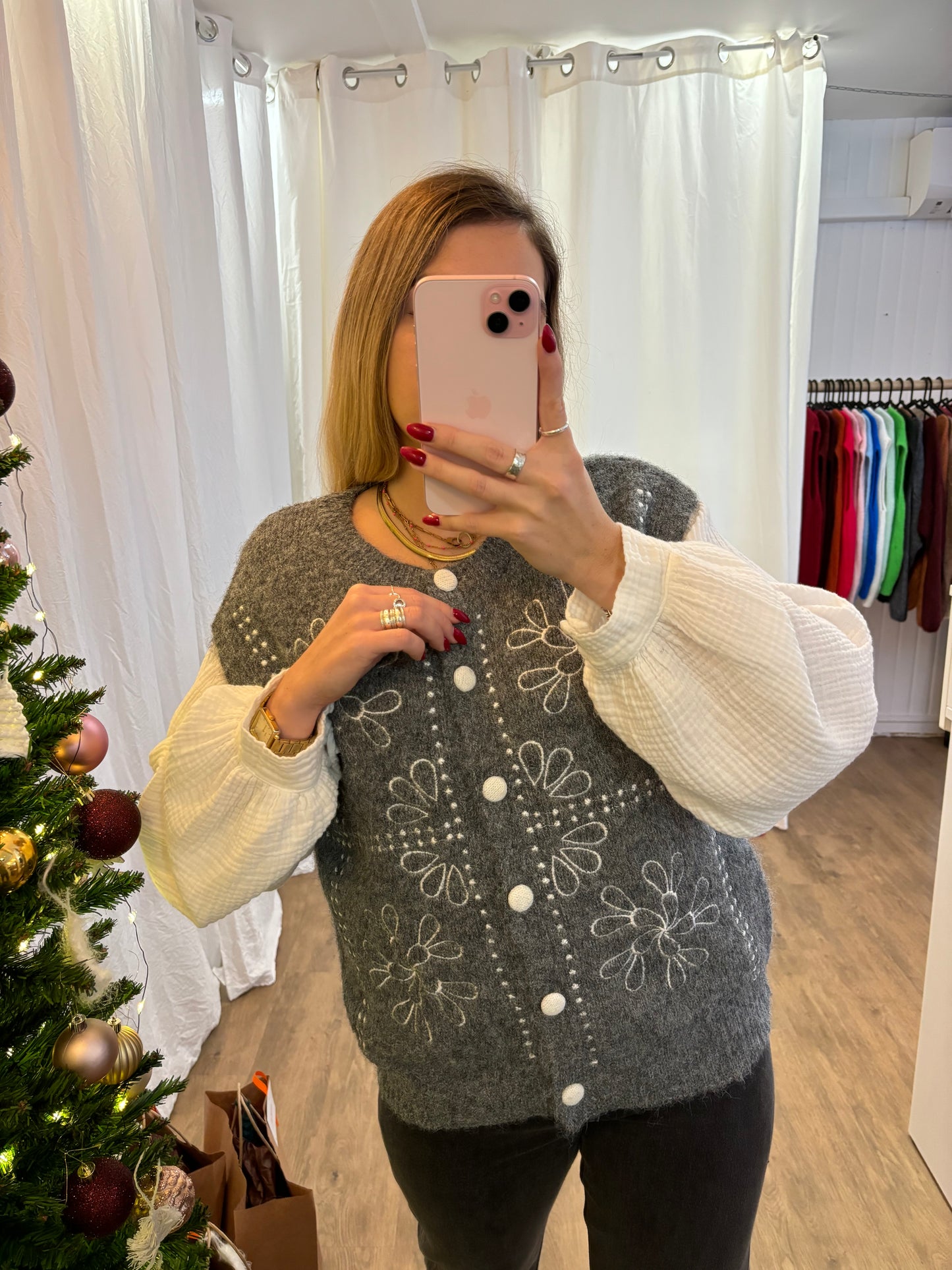 Gilet ALBA sans manches Gris