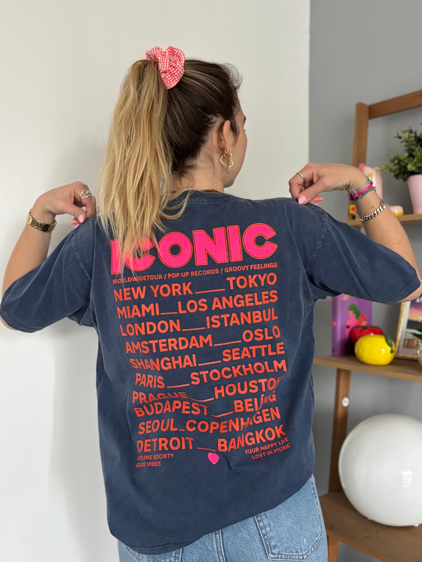 T-shirt ICONIC Bleu Marine