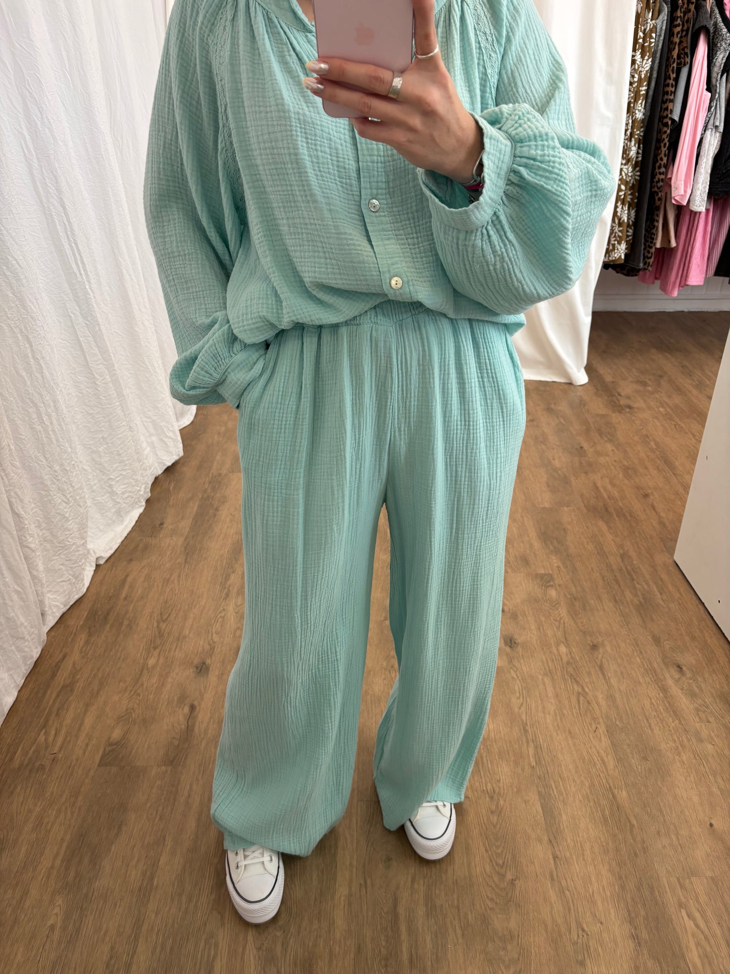 Pantalon LYA Vert d'eau