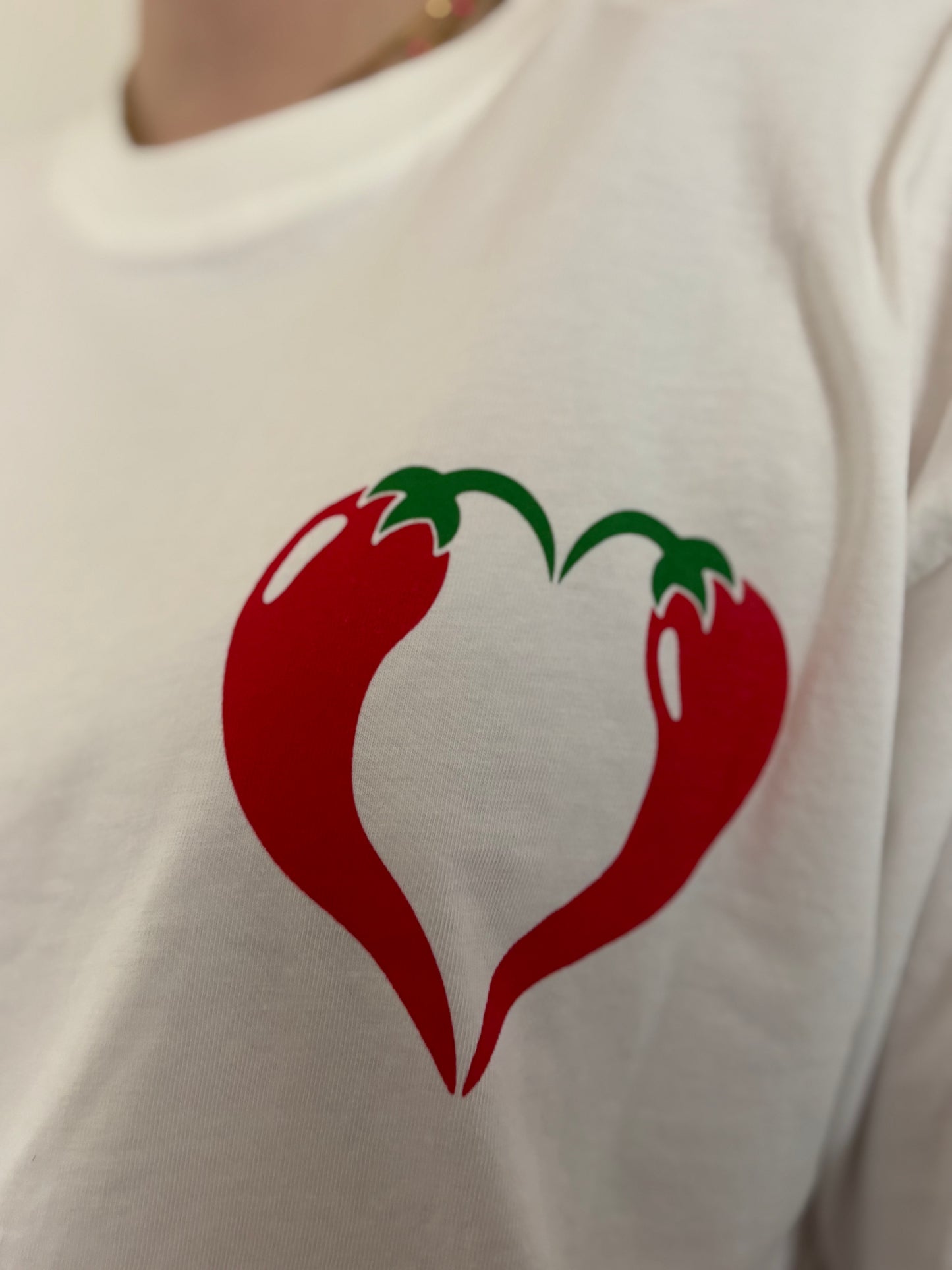 T-shirt SPICY LOVE Blanc