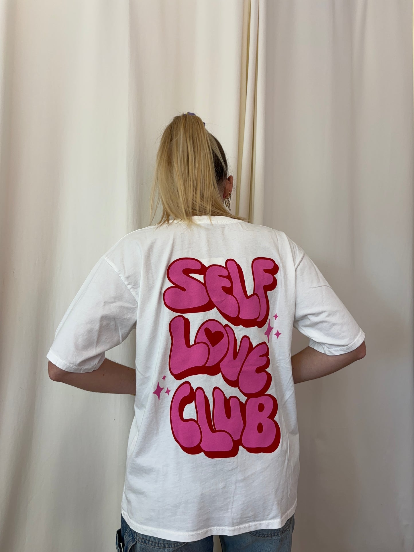 T-shirt SELF LOVE Blanc