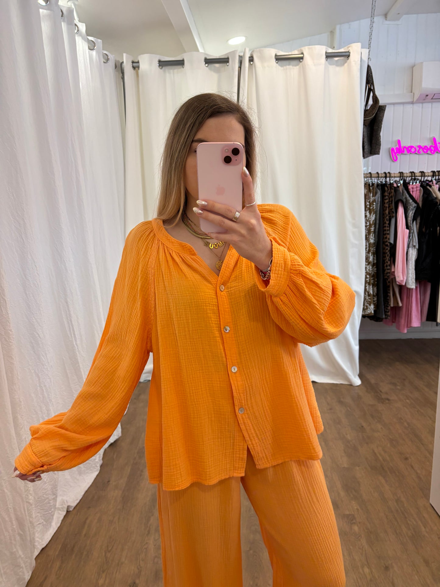Blouse LYA Orange agrume