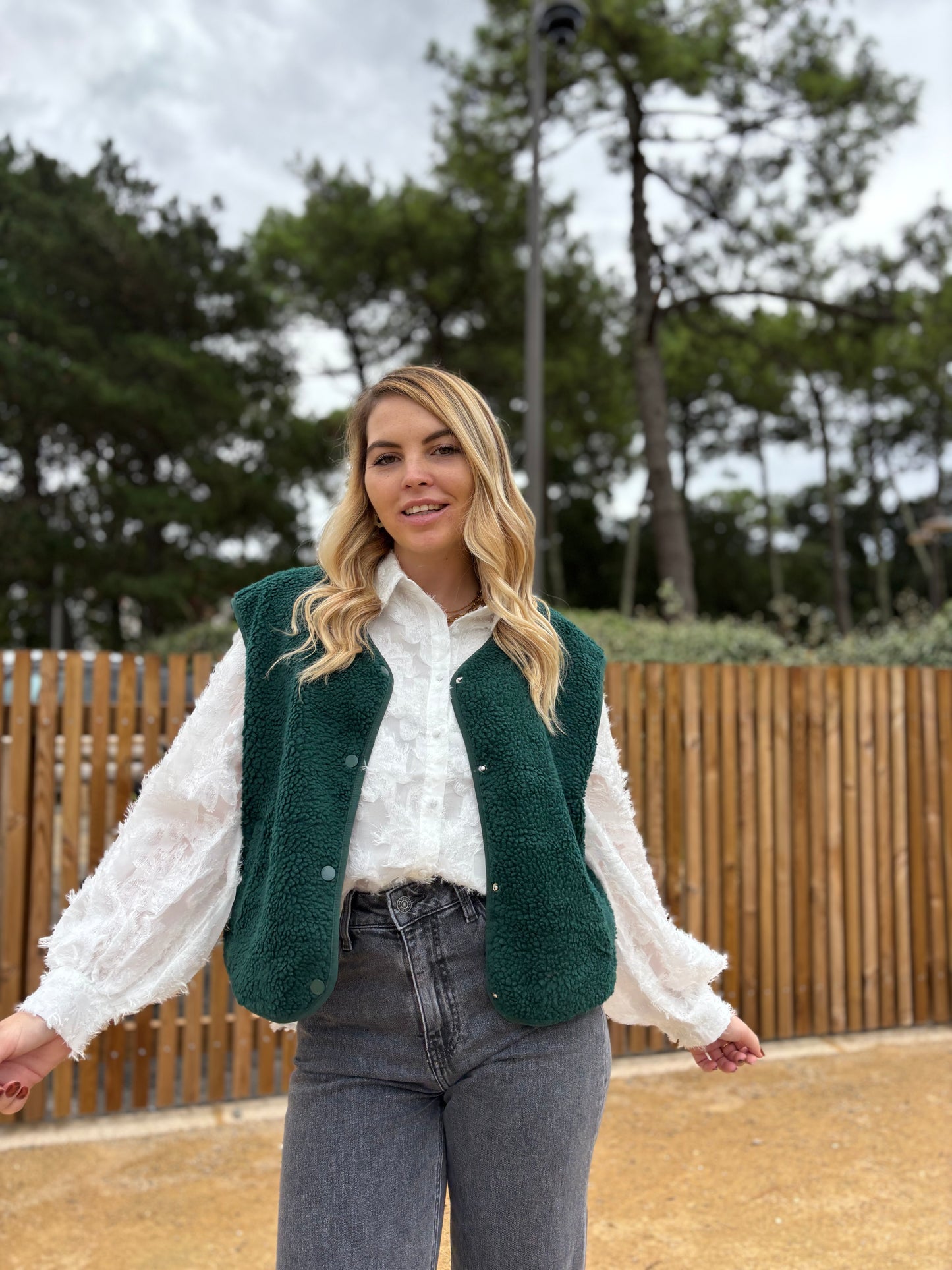 Veste sans manches ABY Vert foncé