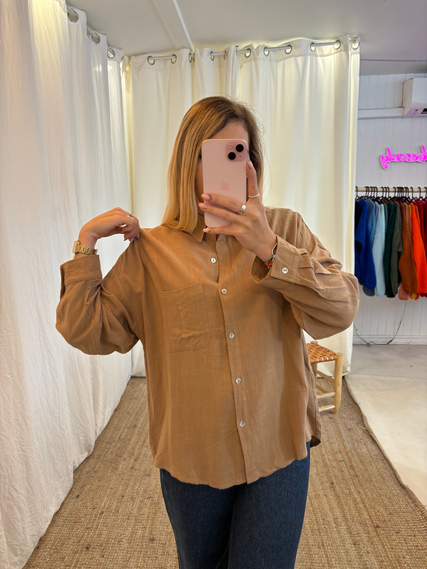 Chemise GABRIELA Camel