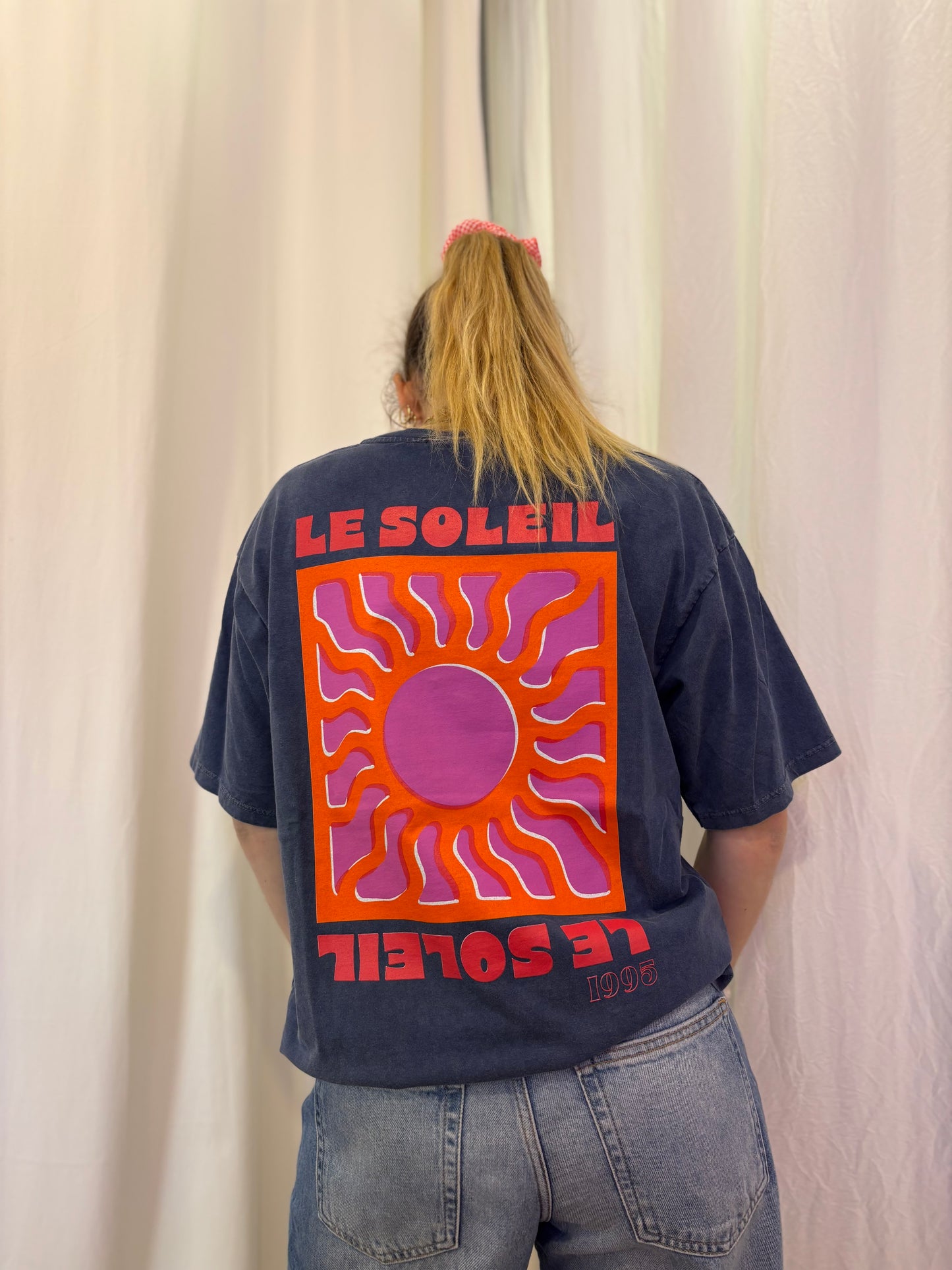 T-shirt SOLEIL Bleu marine