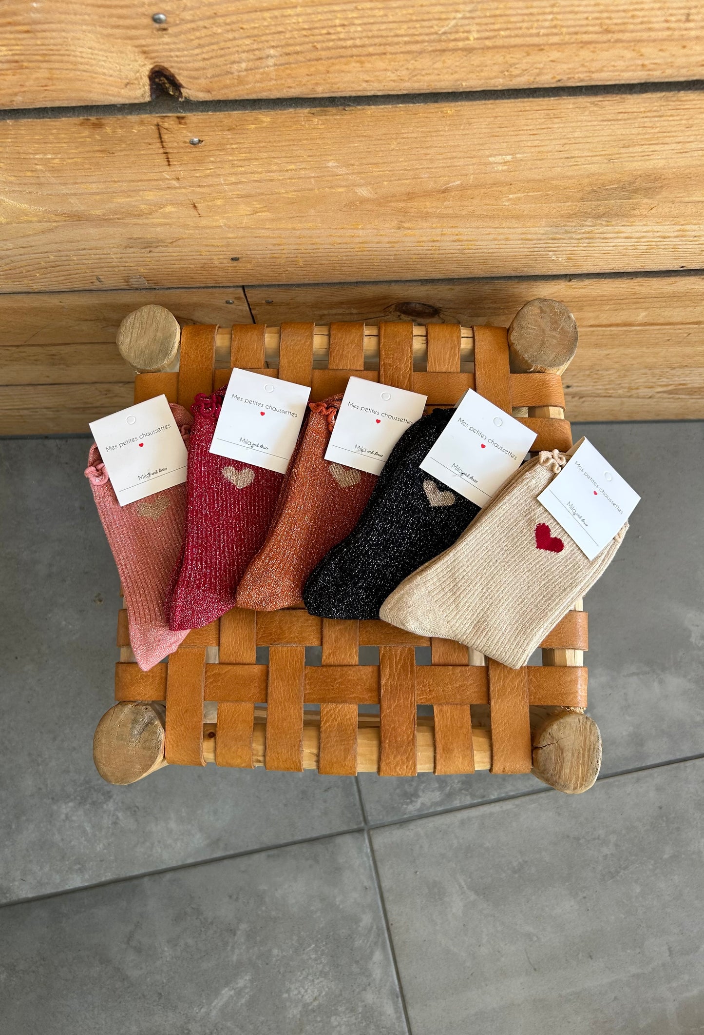 Chaussettes COEUR montantes