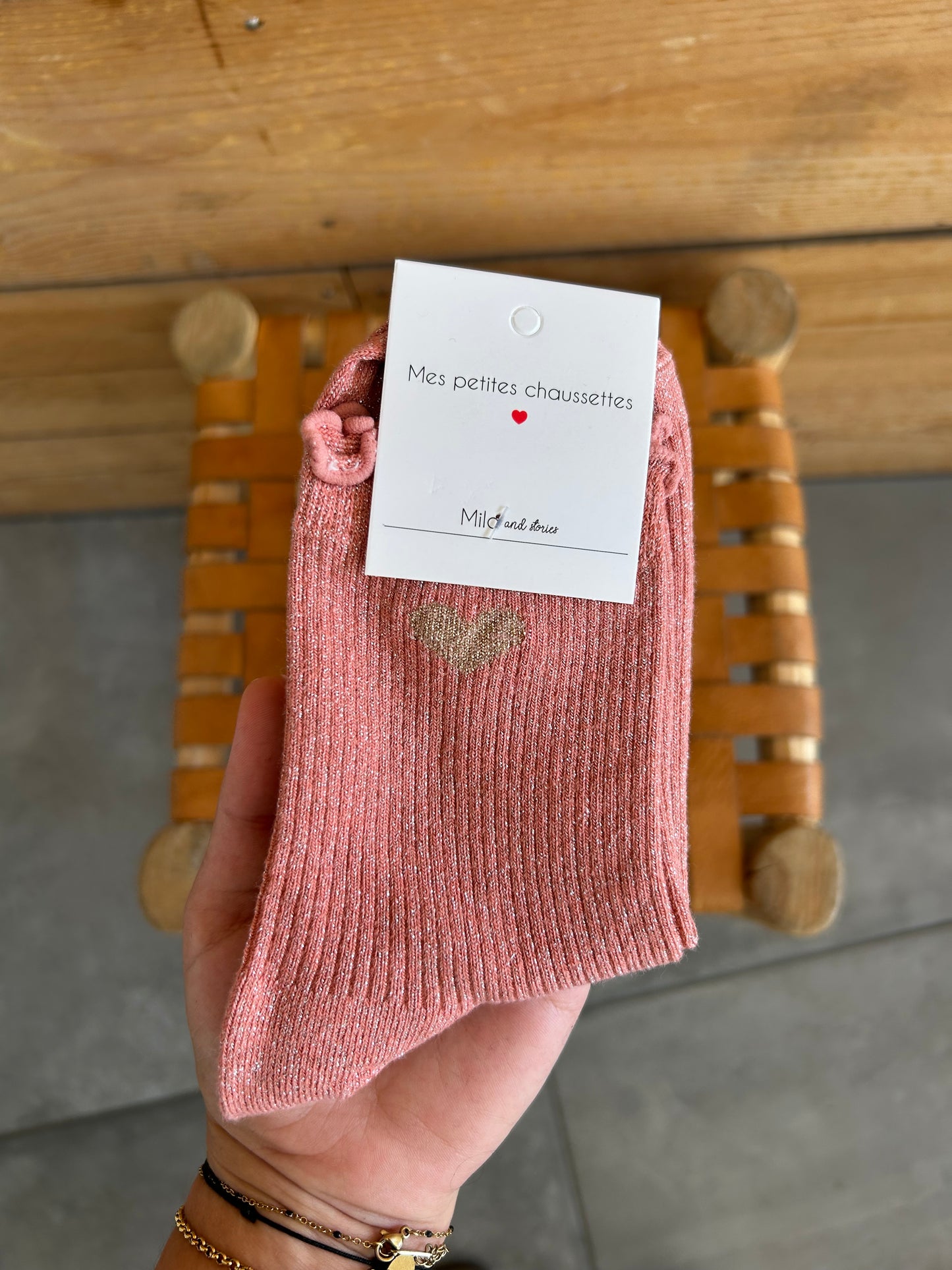 Chaussettes COEUR montantes