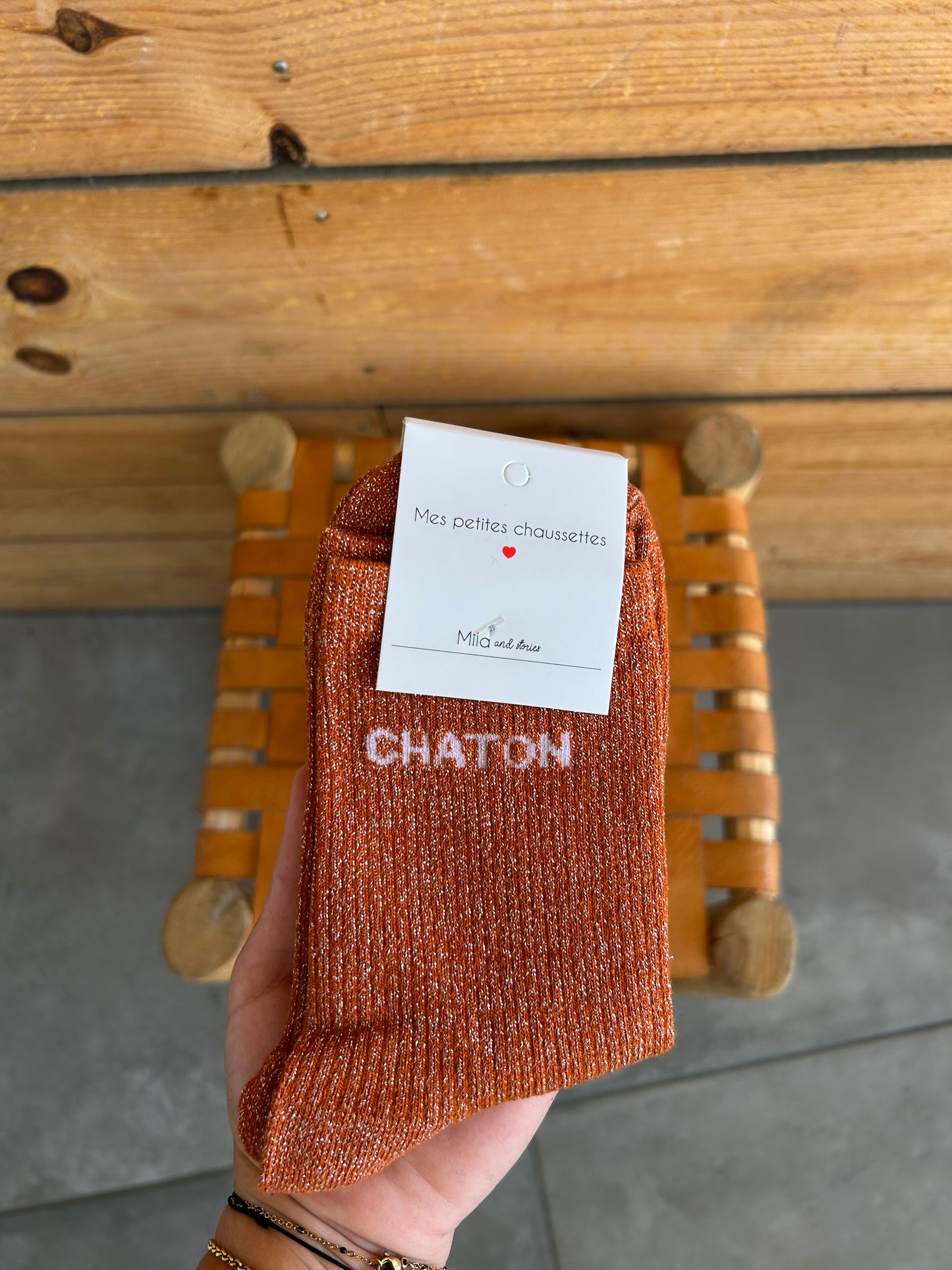 Chaussettes CHATON montantes