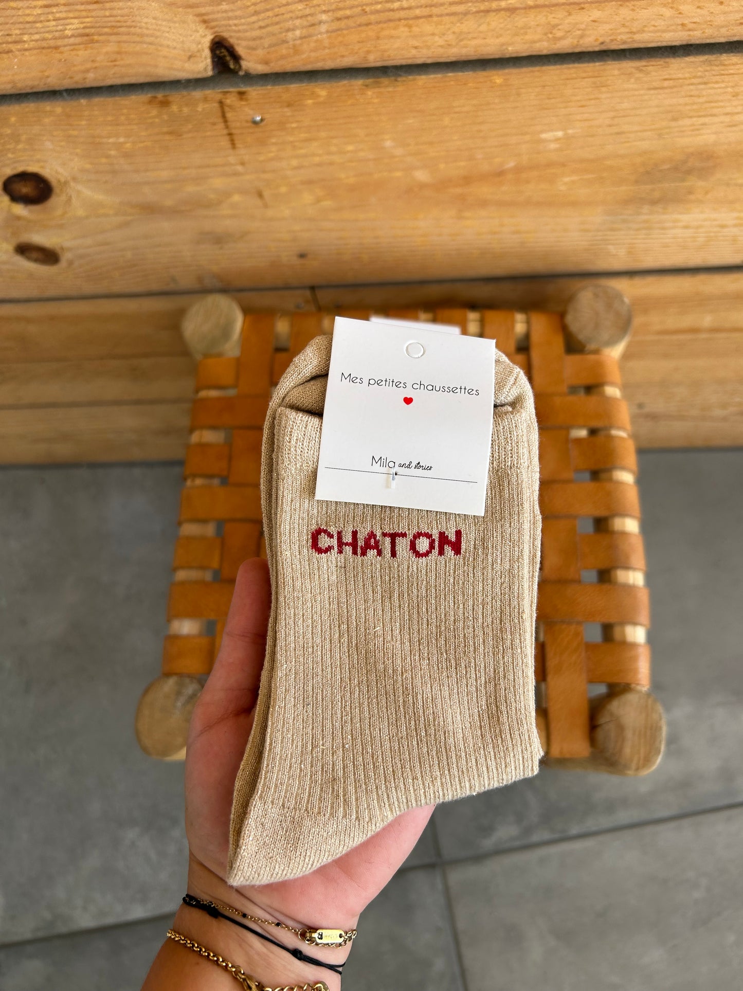Chaussettes CHATON montantes