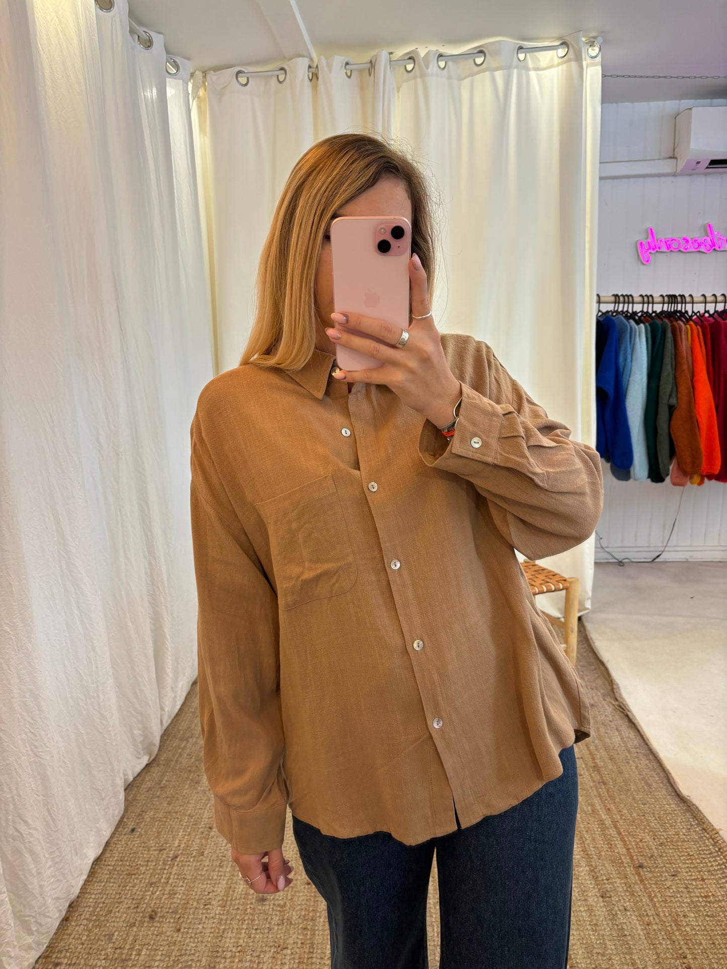 Chemise GABRIELA Camel