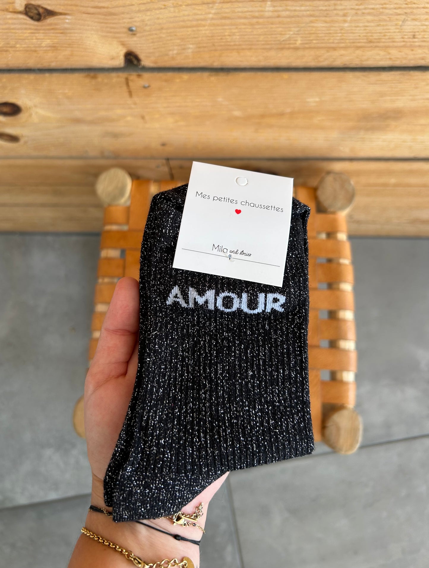 Chaussettes AMOUR montante