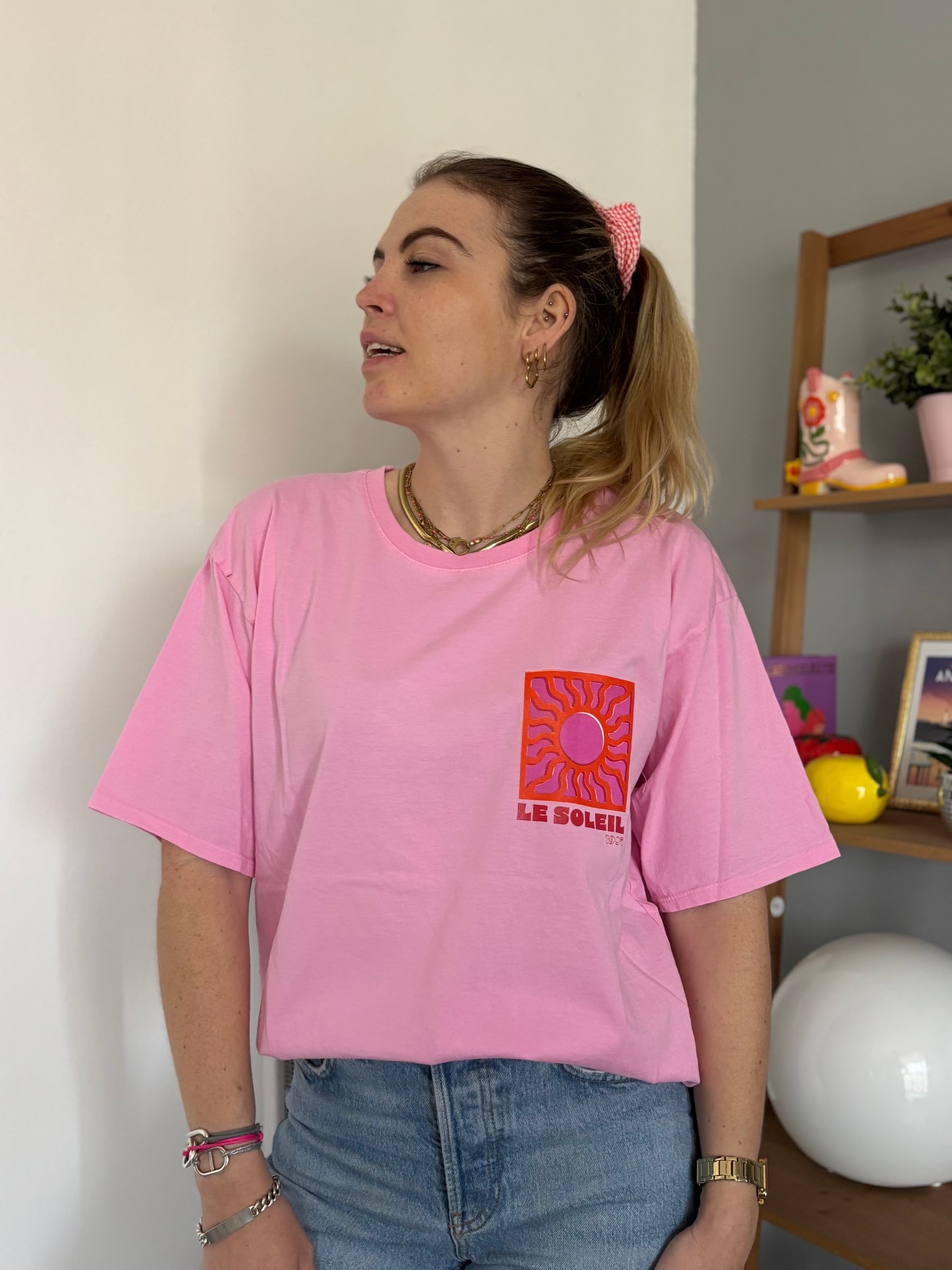 T-shirt SOLEIL Rose baby