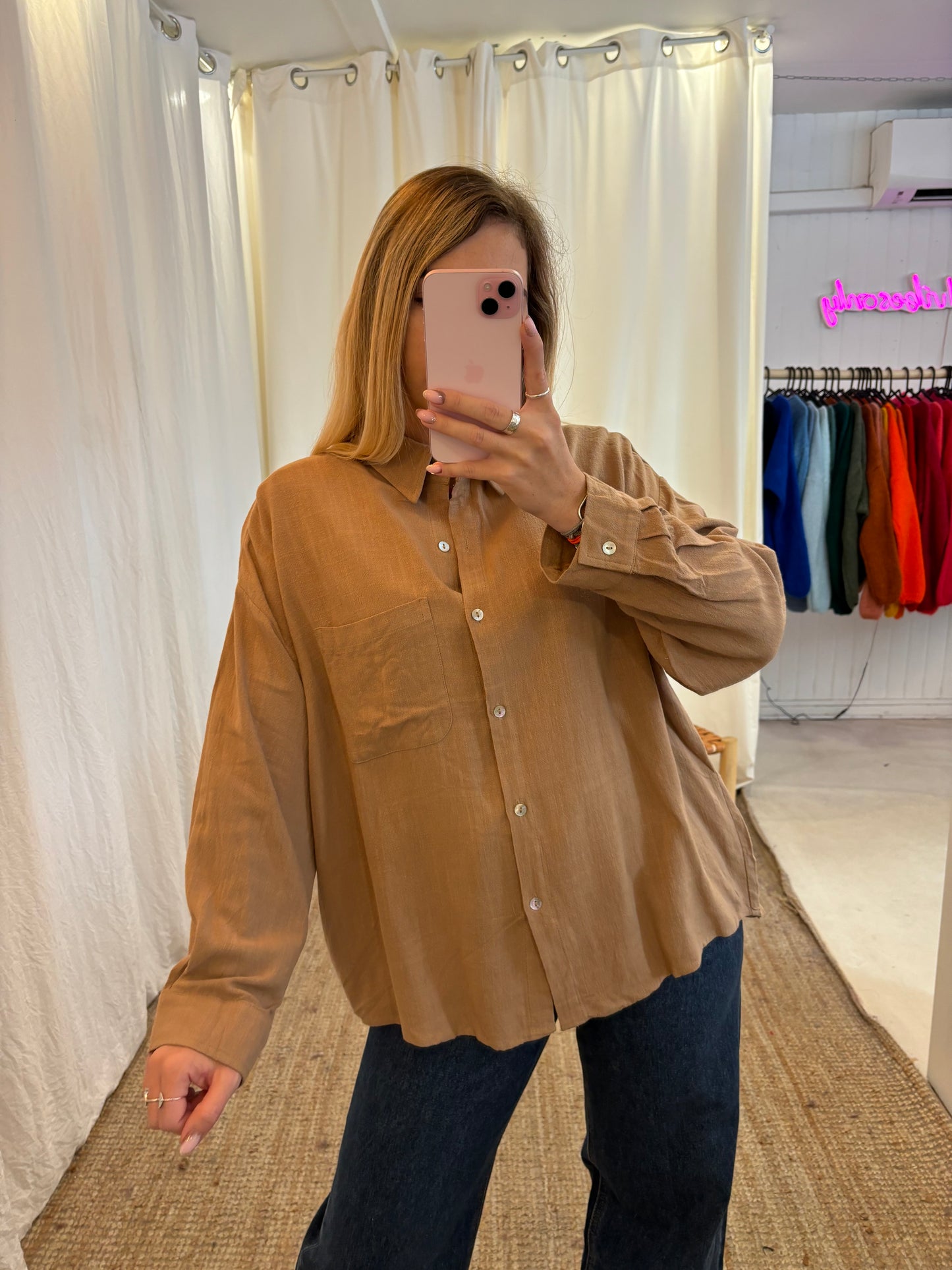 Chemise GABRIELA Camel