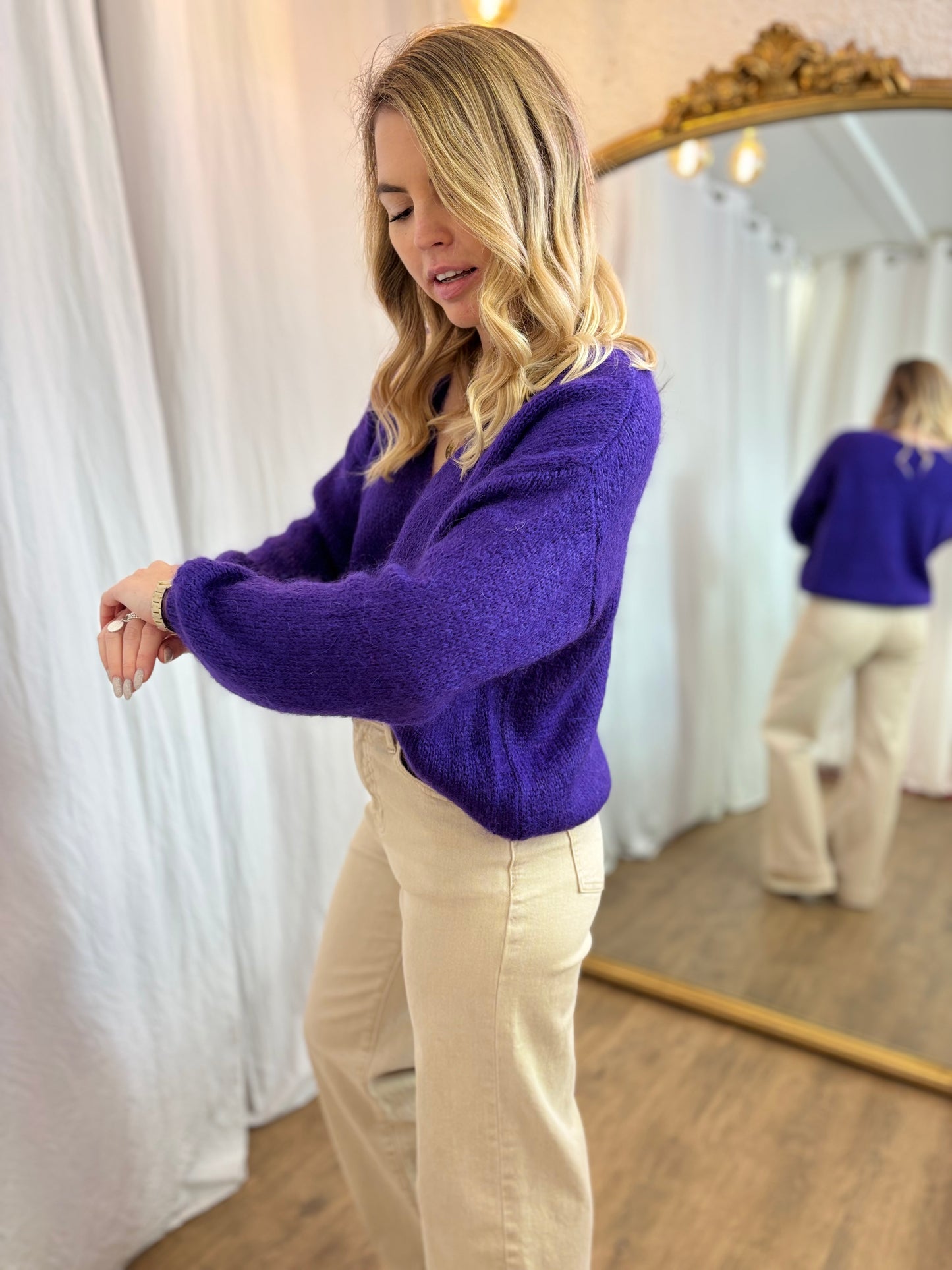 64 - Gilet LOU - Violet 🧡