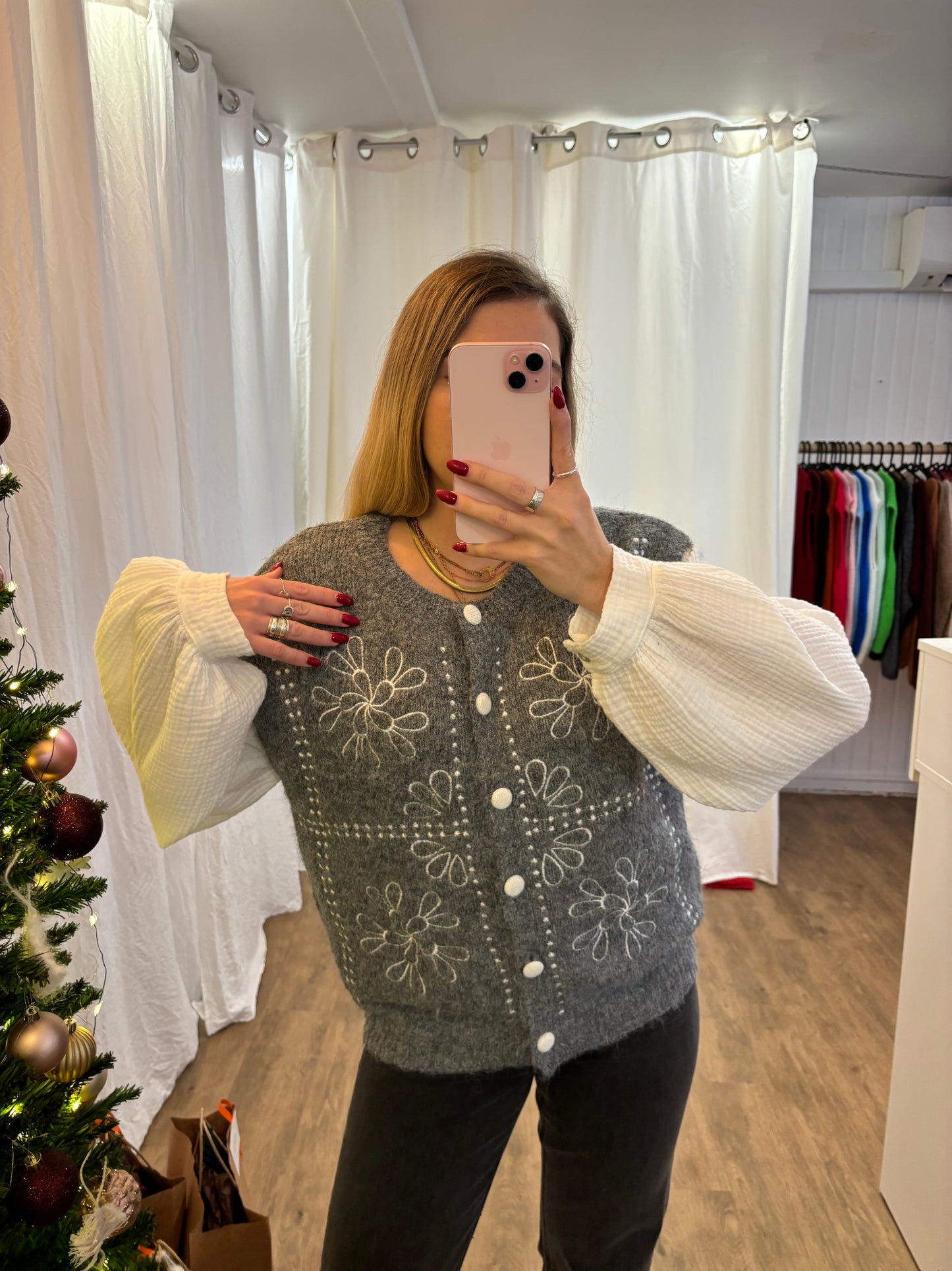 Gilet ALBA sans manches Gris
