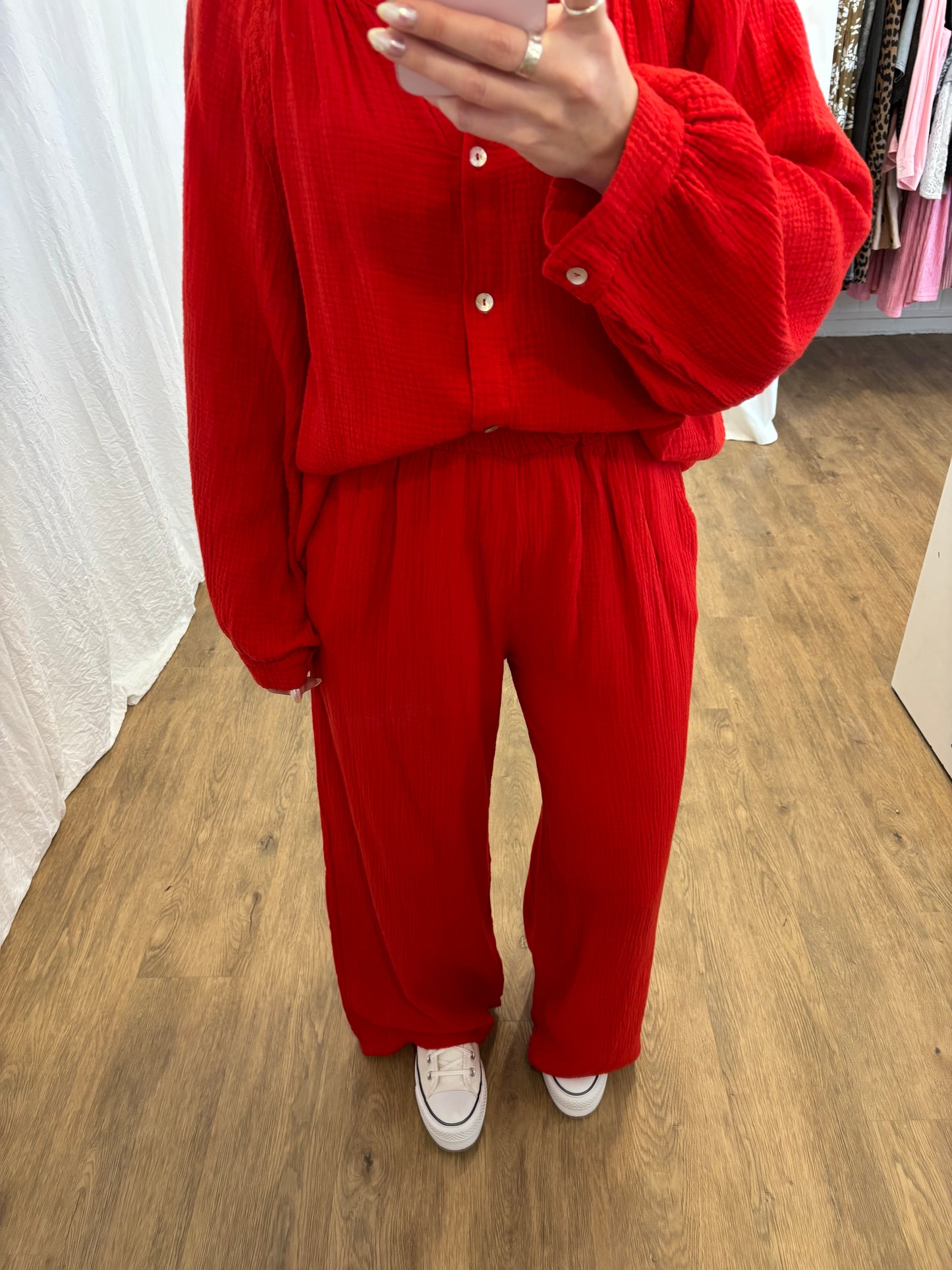 Pantalon LYA Rouge