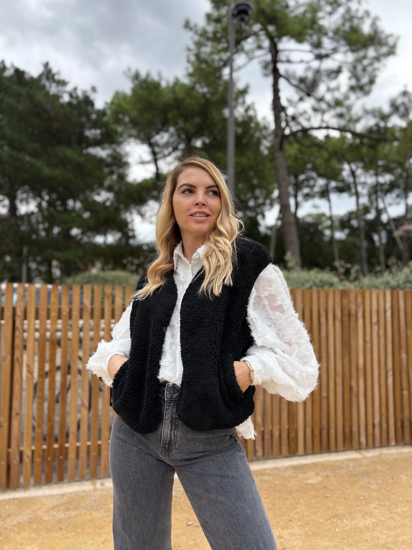 Veste sans manches ABY Noir